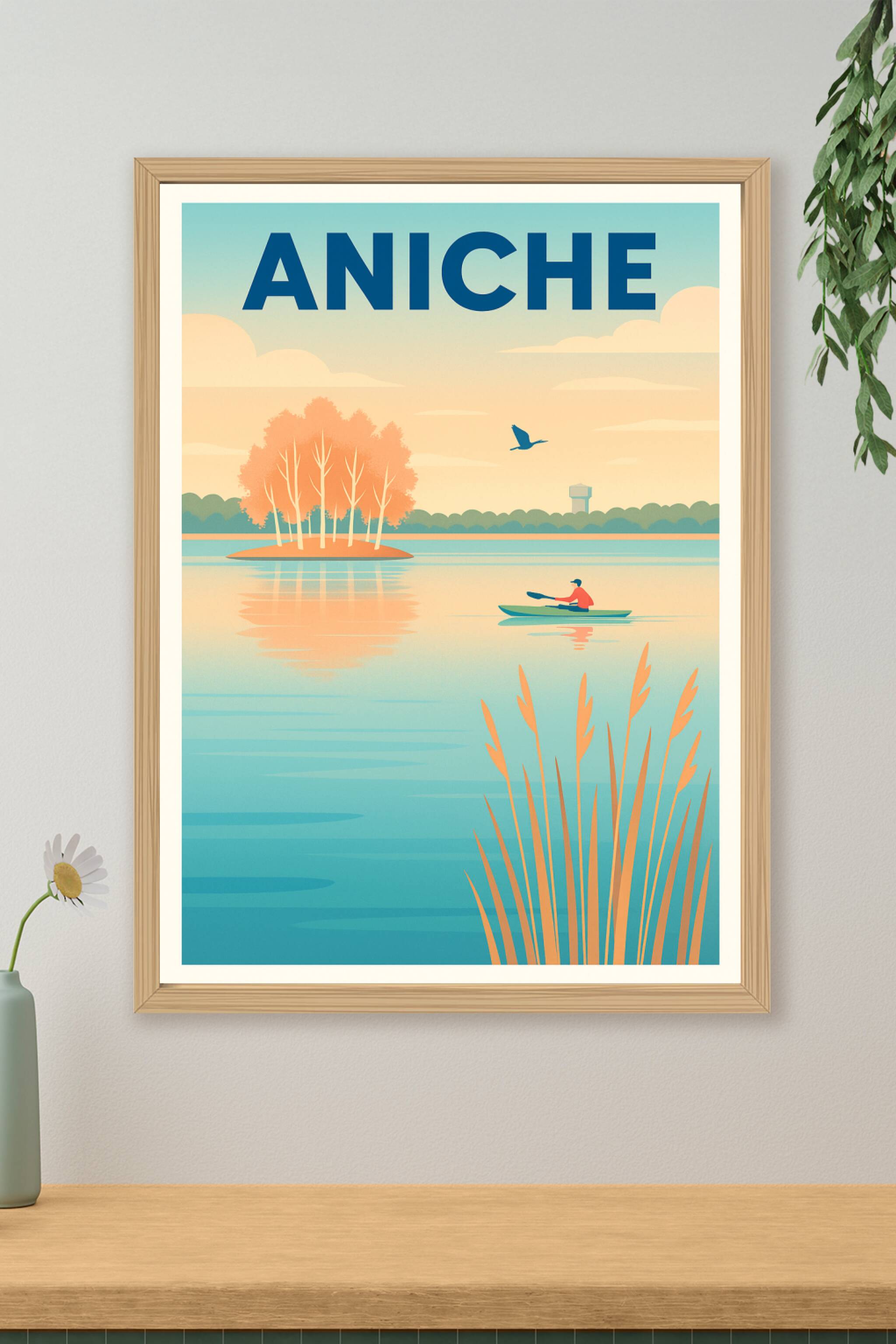 Affiche de Aniche - Évasion et sérénité au fil de l'eau