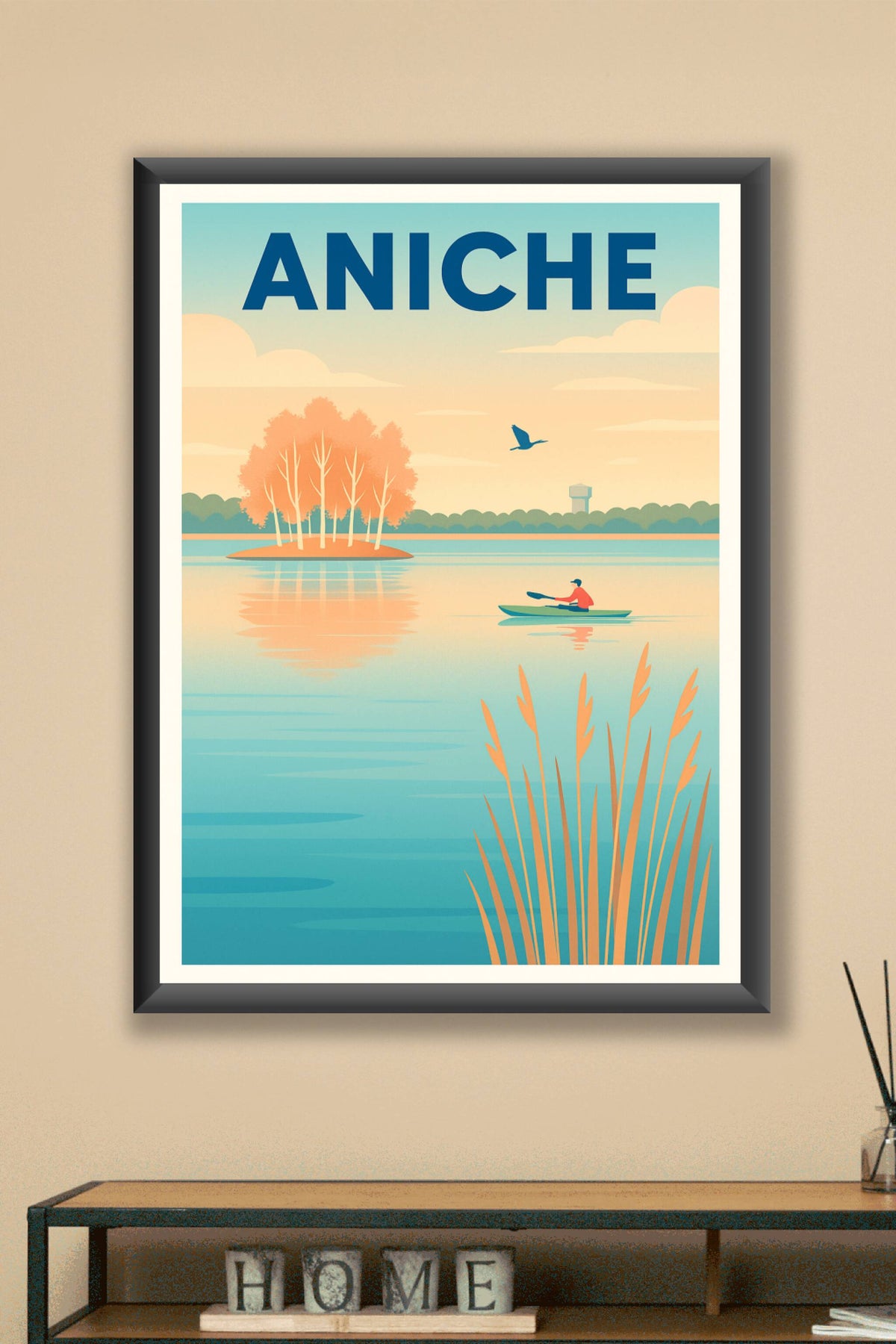 Affiche de Aniche - Évasion et sérénité au fil de l'eau