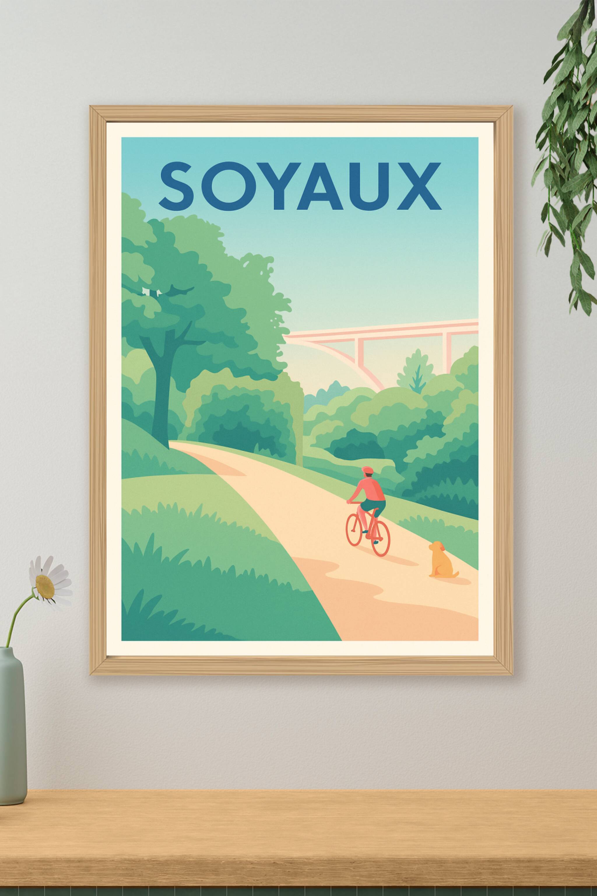 Affiche de Soyaux - Évasion nature à vélo
