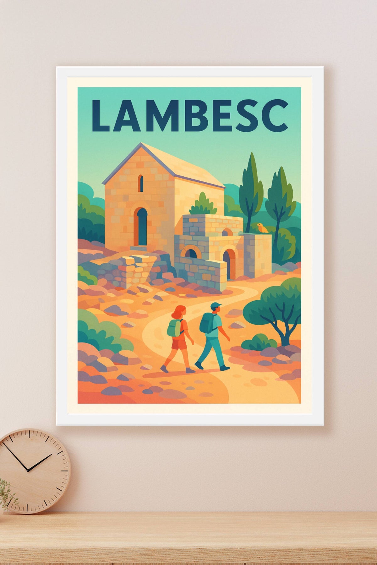 Affiche de Lambesc - Promenade en Provence authentique