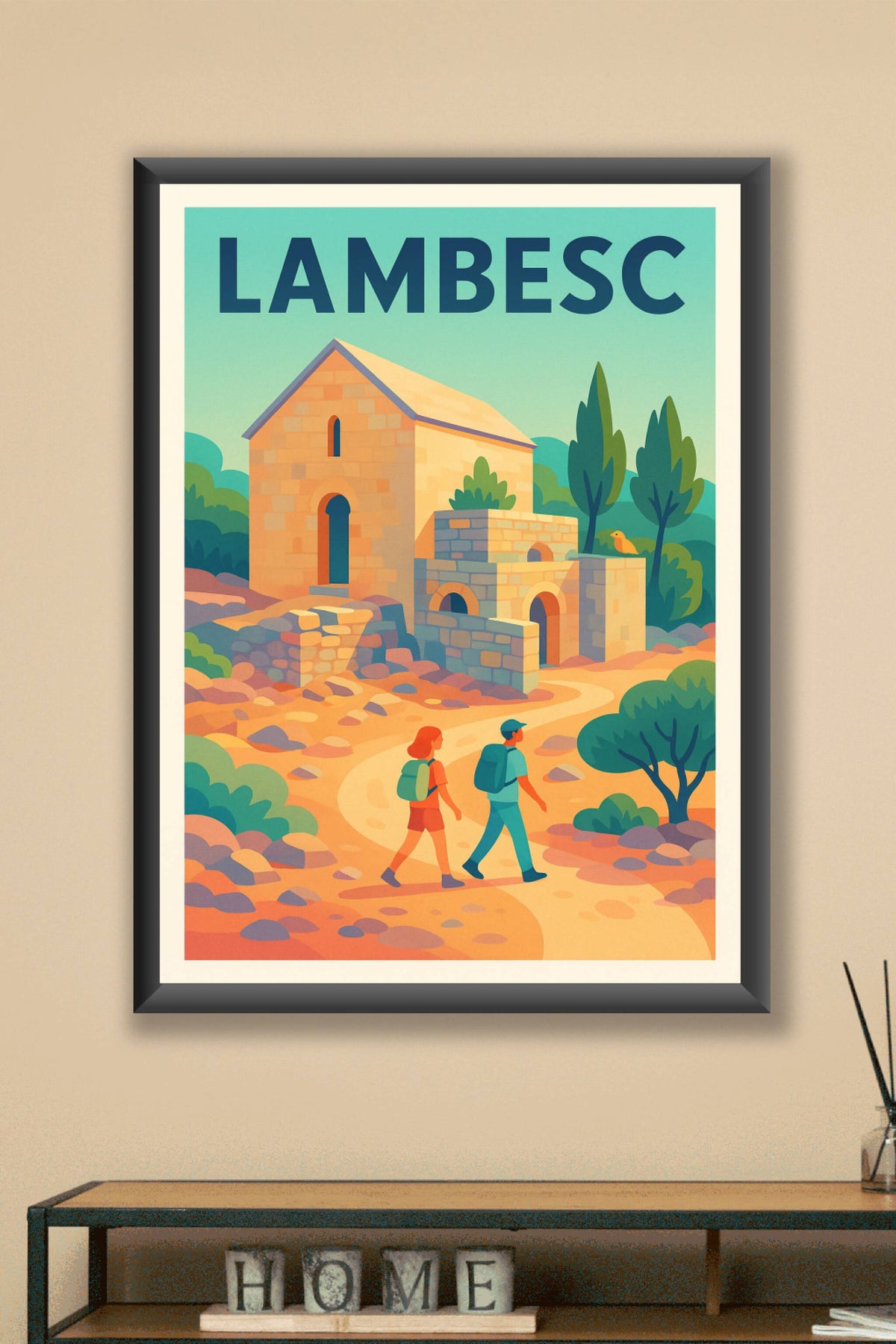 Affiche de Lambesc - Promenade en Provence authentique