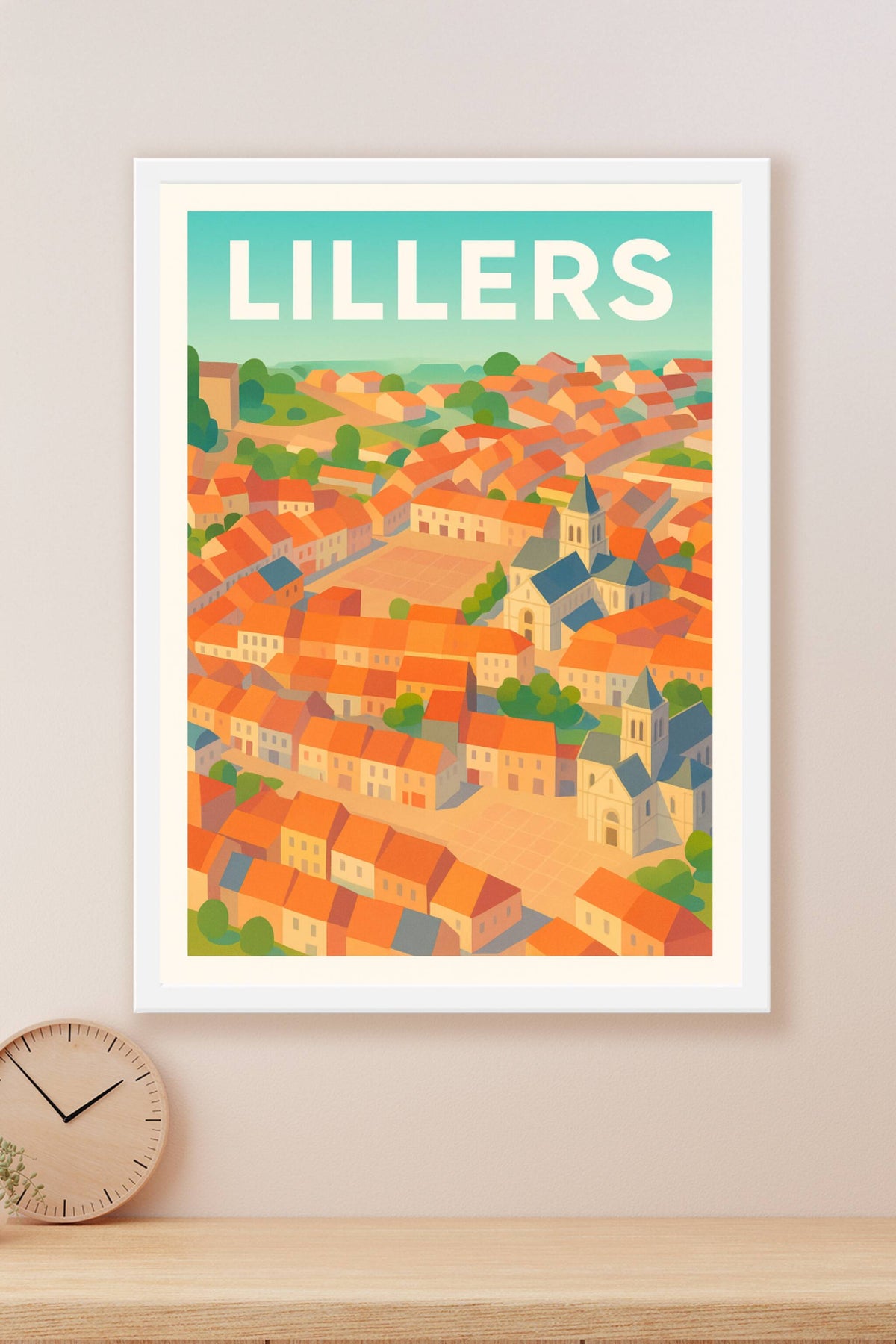 Affiche de Lillers - Charme pictural du patrimoine