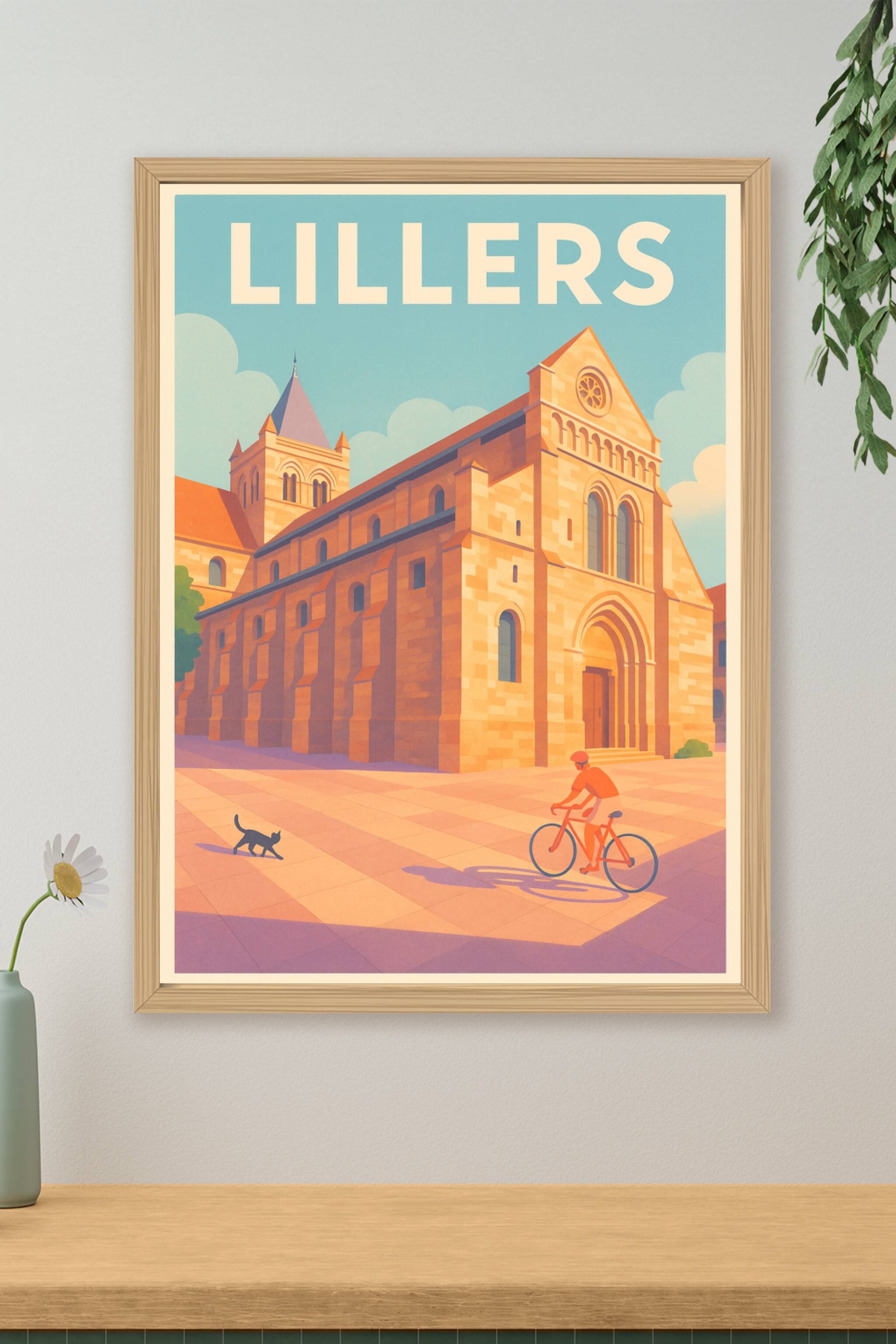 Affiche de Lillers - L'élégance lumineuse de la vieille église