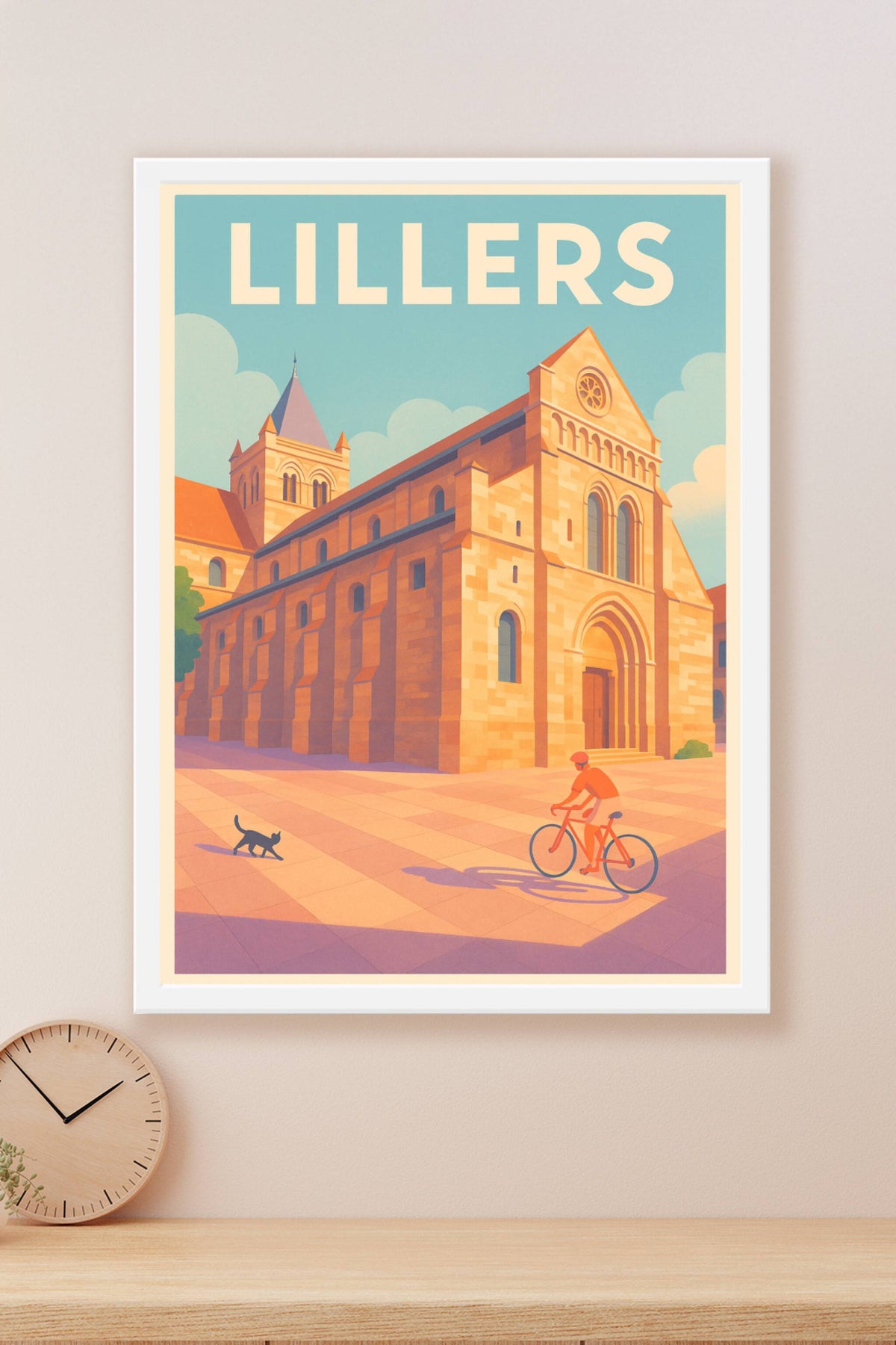 Affiche de Lillers - L'élégance lumineuse de la vieille église