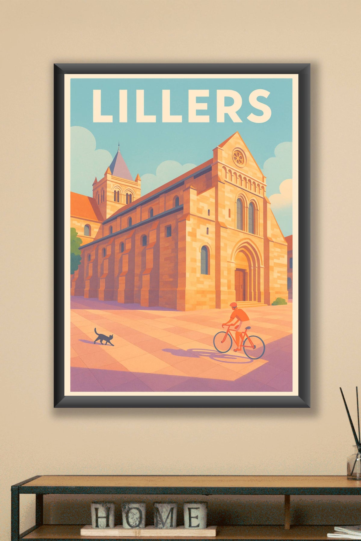 Affiche de Lillers - L'élégance lumineuse de la vieille église