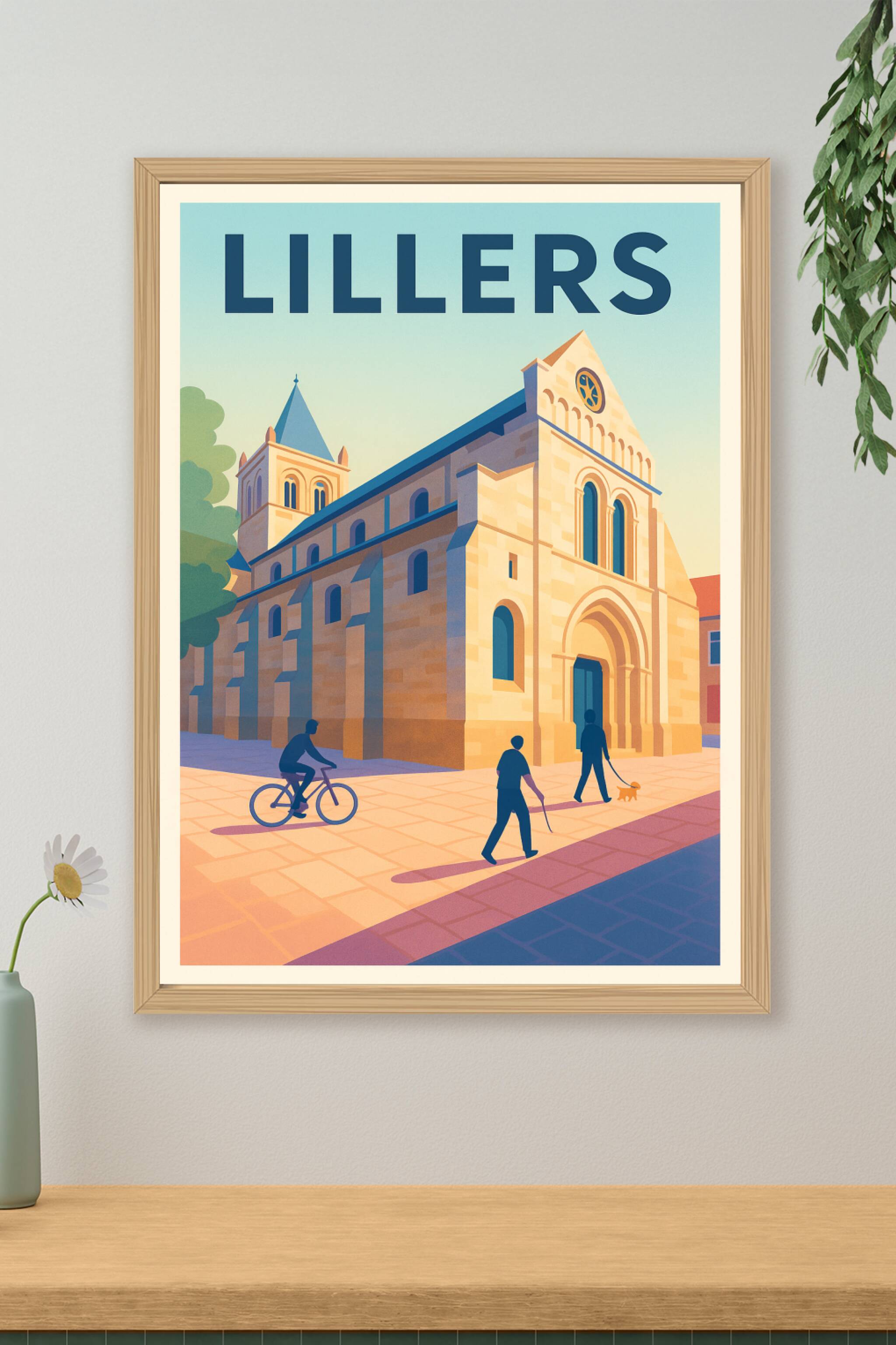 Affiche de Lillers - Lumières et vie paisible au cœur de la ville