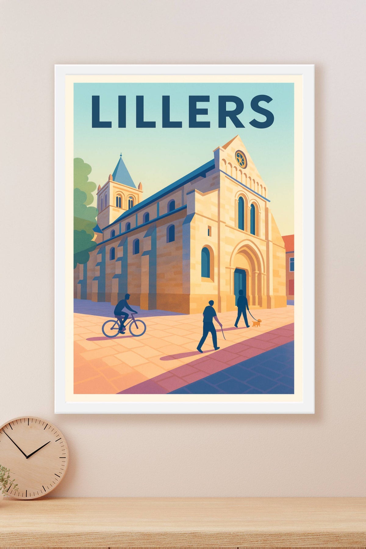 Affiche de Lillers - Lumières et vie paisible au cœur de la ville