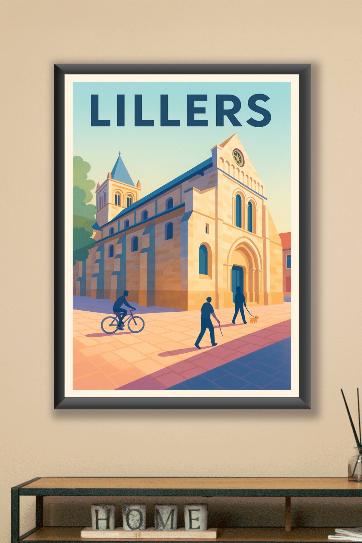 Affiche de Lillers - Lumières et vie paisible au cœur de la ville