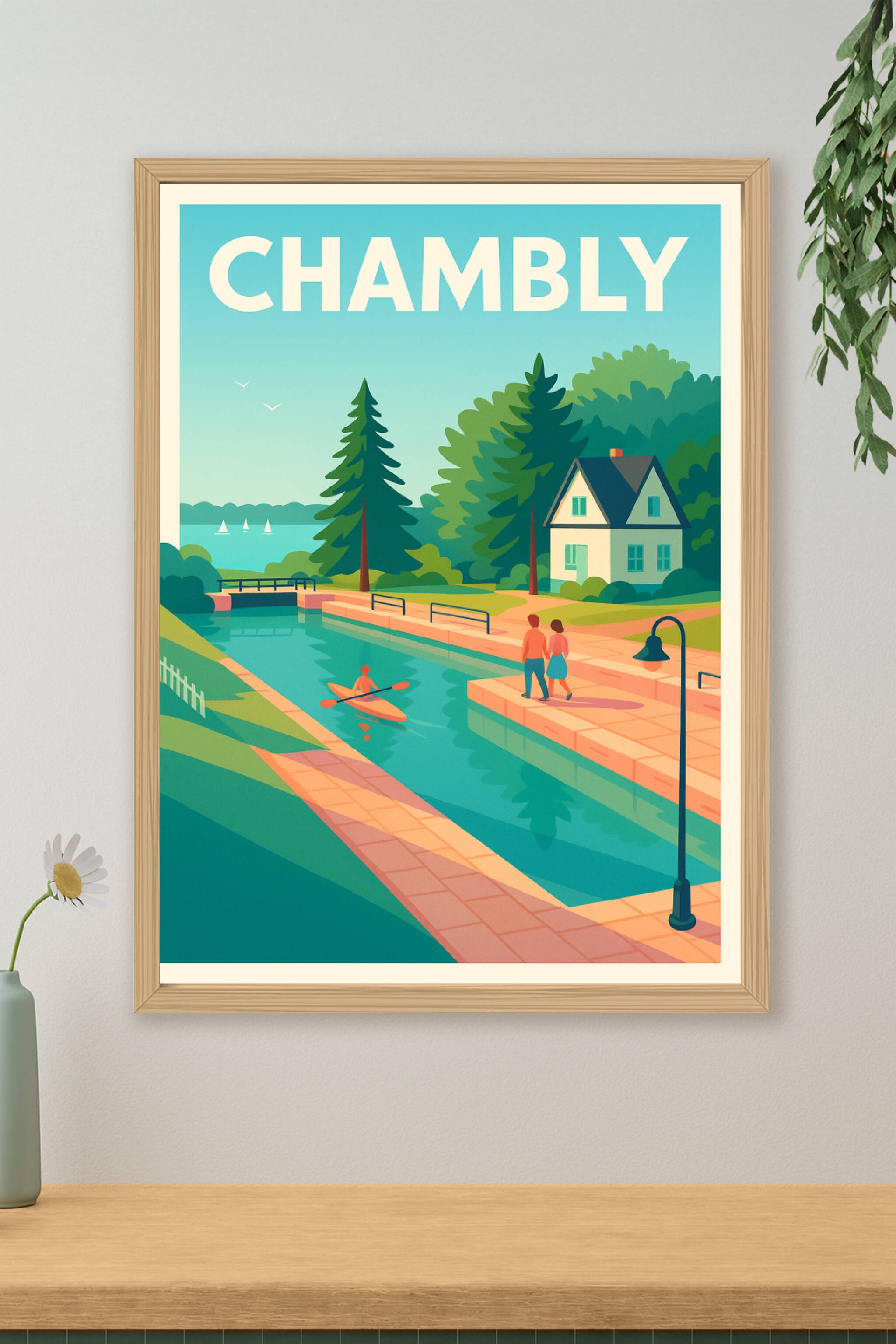 Affiche de Chambly - Sérénité au bord de l'eau