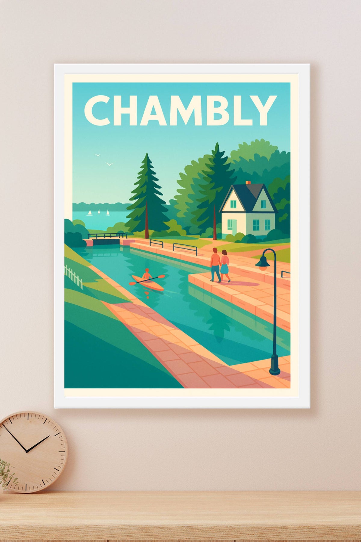 Affiche de Chambly - Sérénité au bord de l'eau