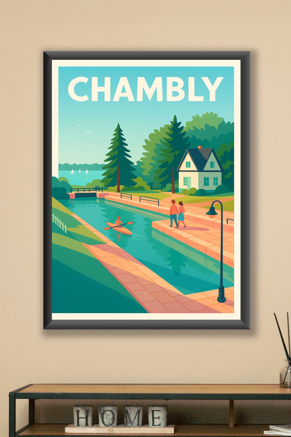 Affiche de Chambly - Sérénité au bord de l'eau
