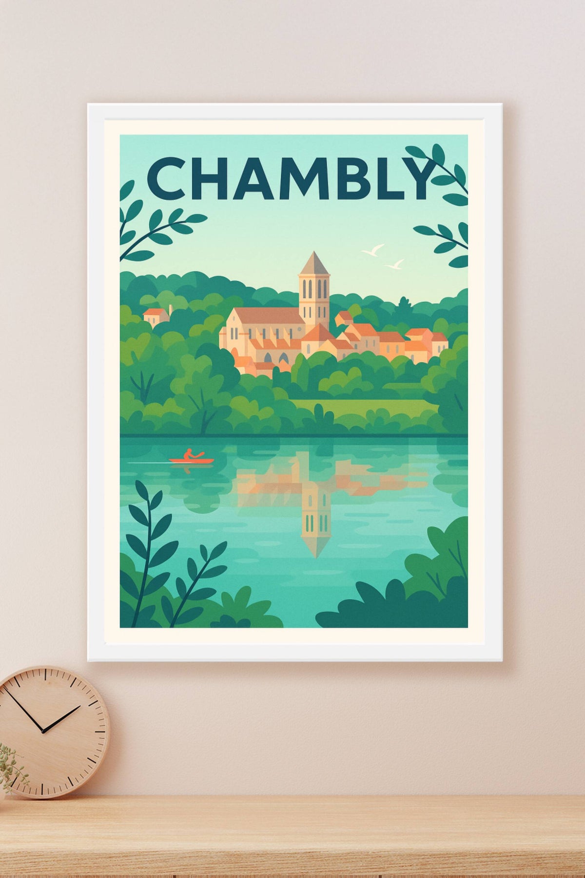 Affiche de Chambly - L'élégance paisible au bord de l'eau
