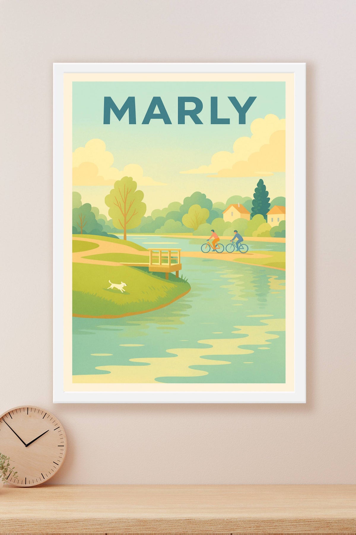 Affiche de Marly - Évasion nature et douceur de vivre