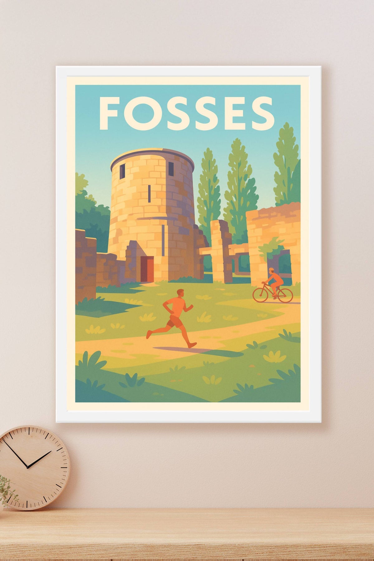 Affiche de Fosses - Entre nature et patrimoine historique