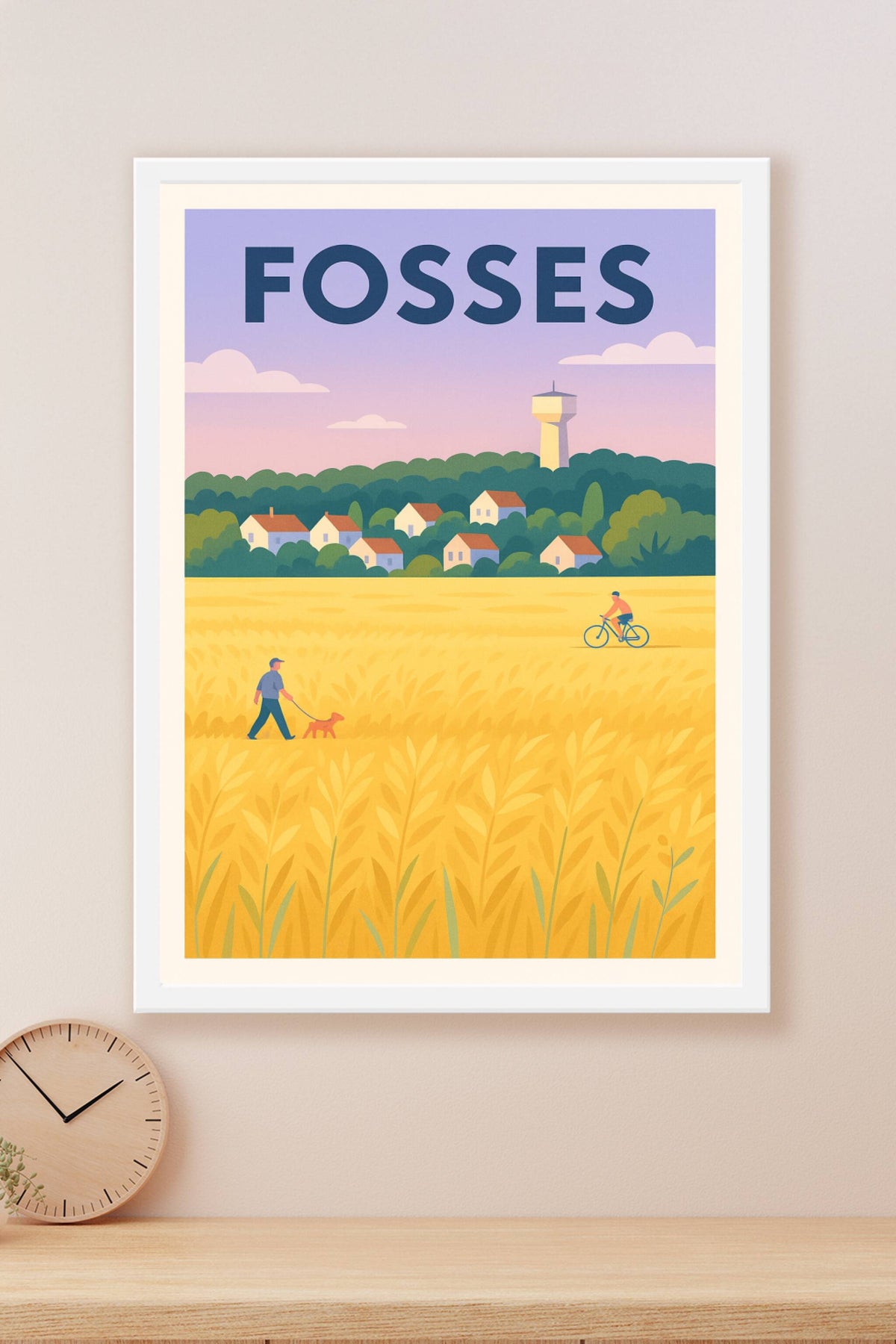 Affiche de Fosses - Douceur champêtre et sérénité