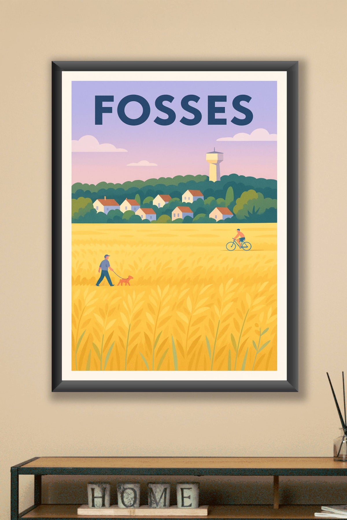Affiche de Fosses - Douceur champêtre et sérénité