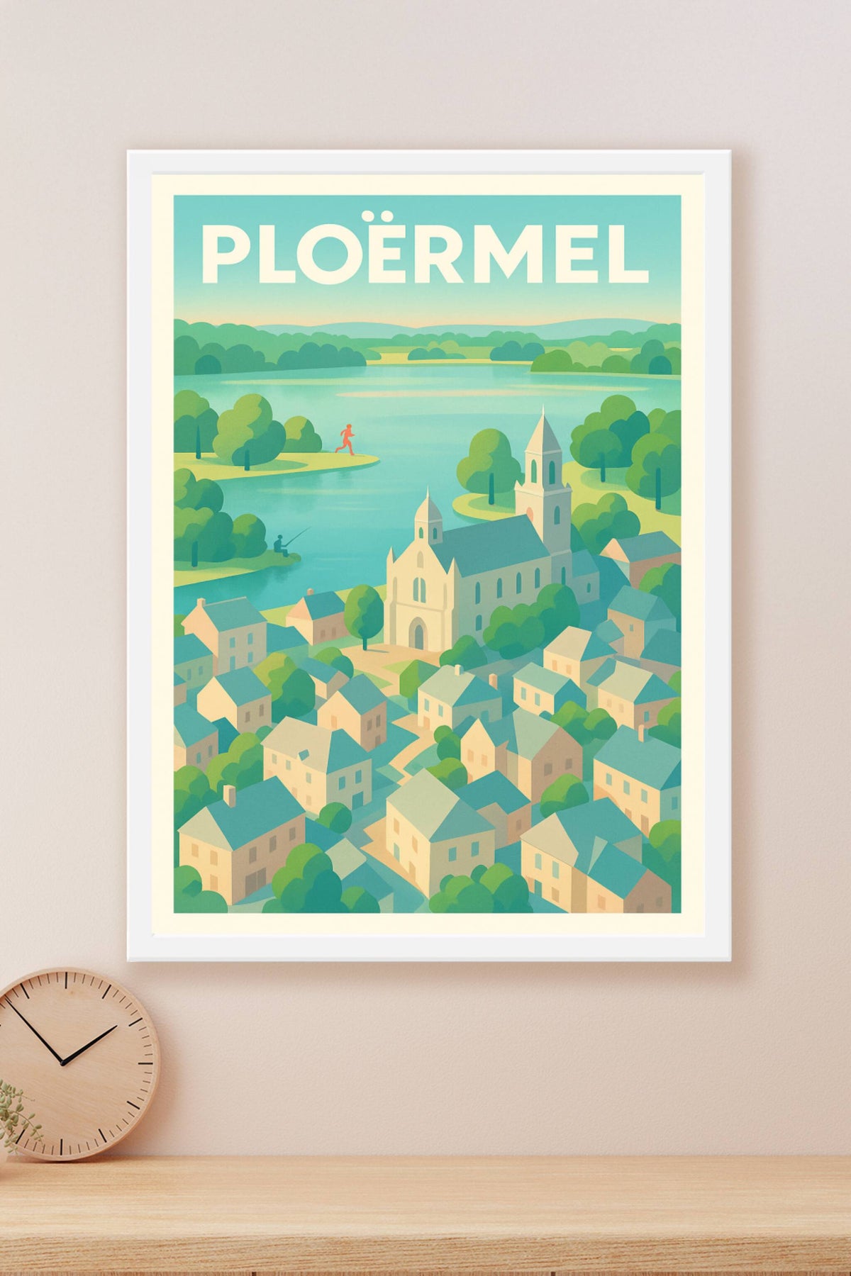 Affiche de Ploërmel - Harmonie bucolique au cœur de la Bretagne