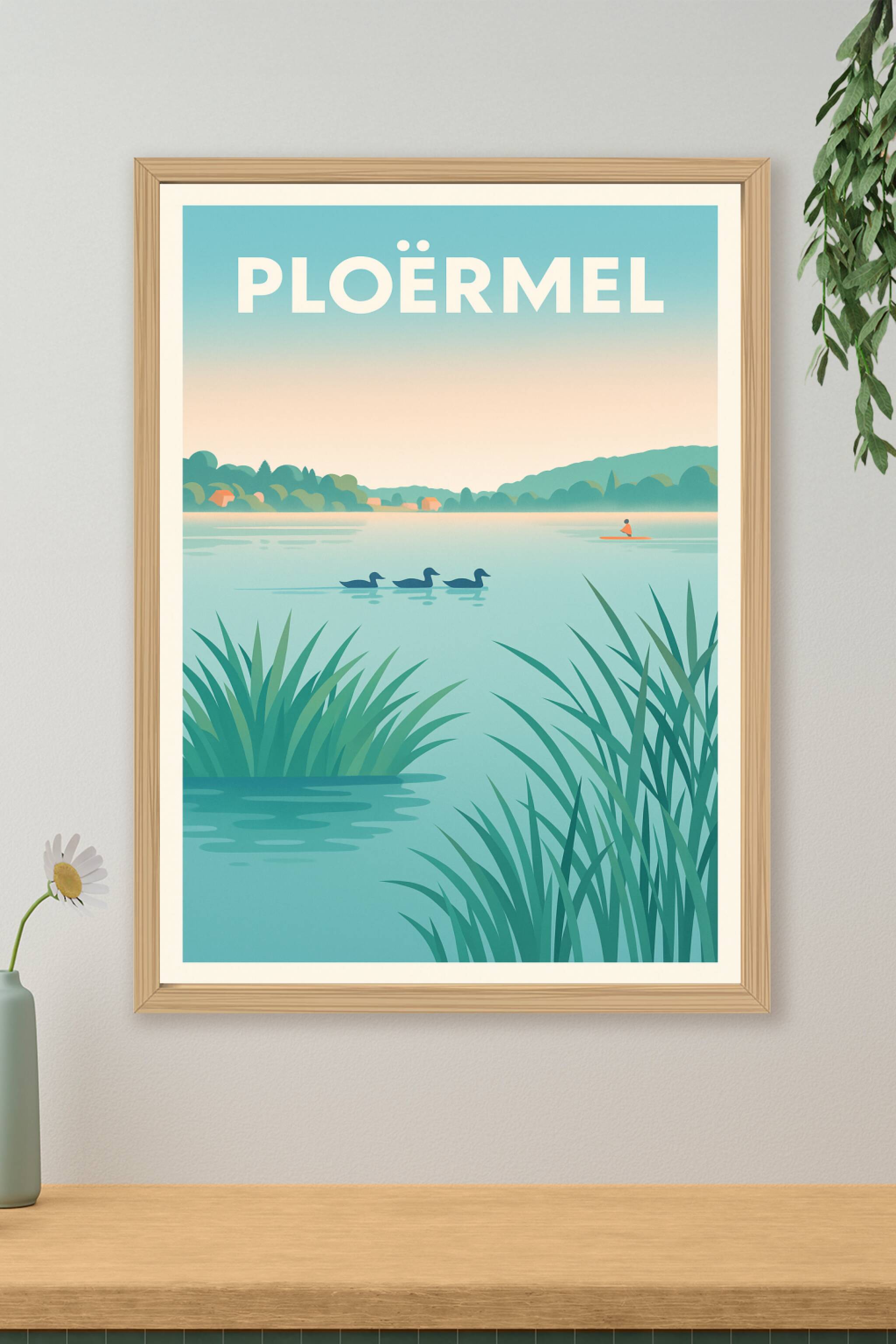 Affiche de Ploërmel - Sérénité au bord de l'eau