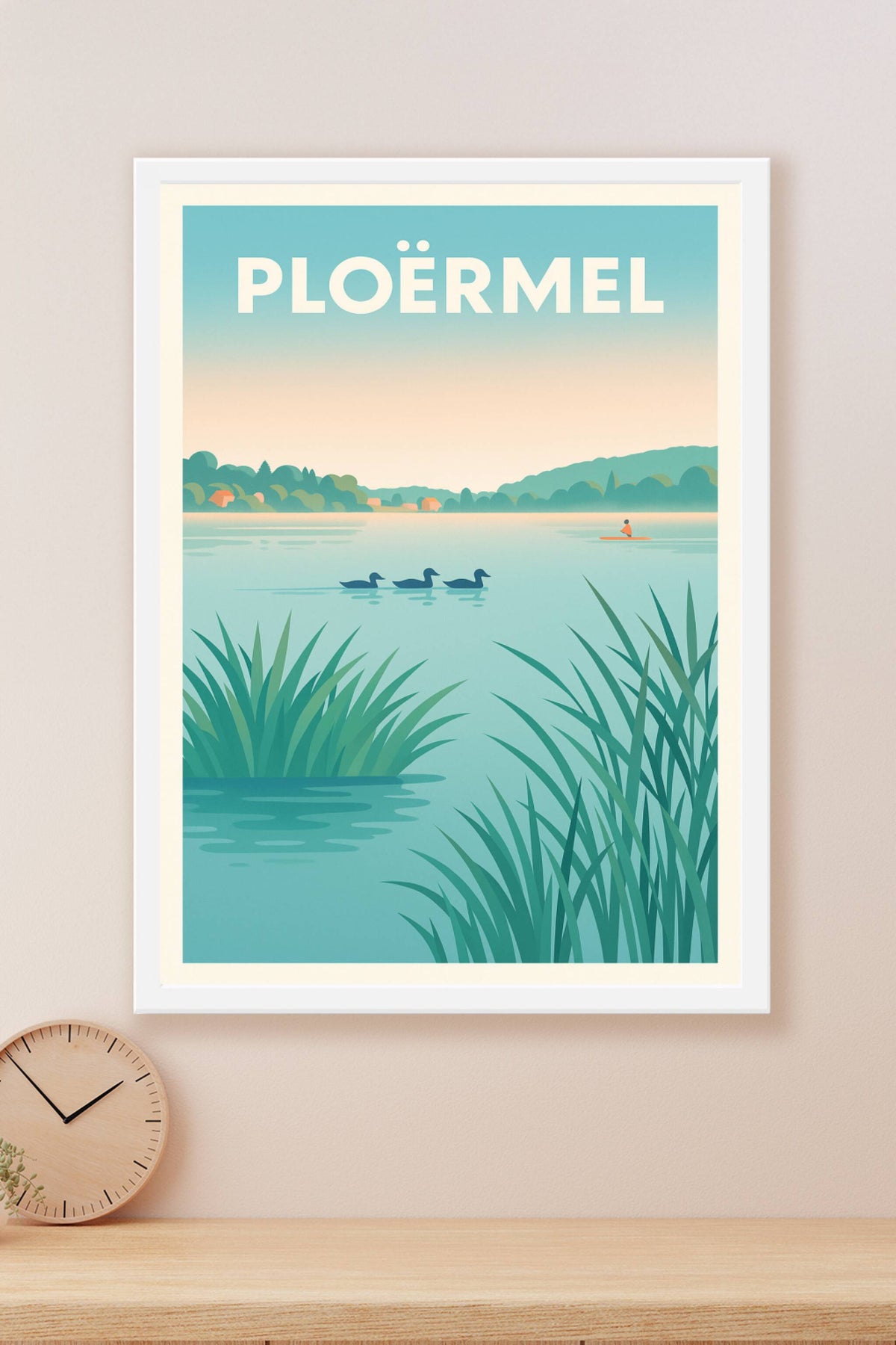 Affiche de Ploërmel - Sérénité au bord de l'eau