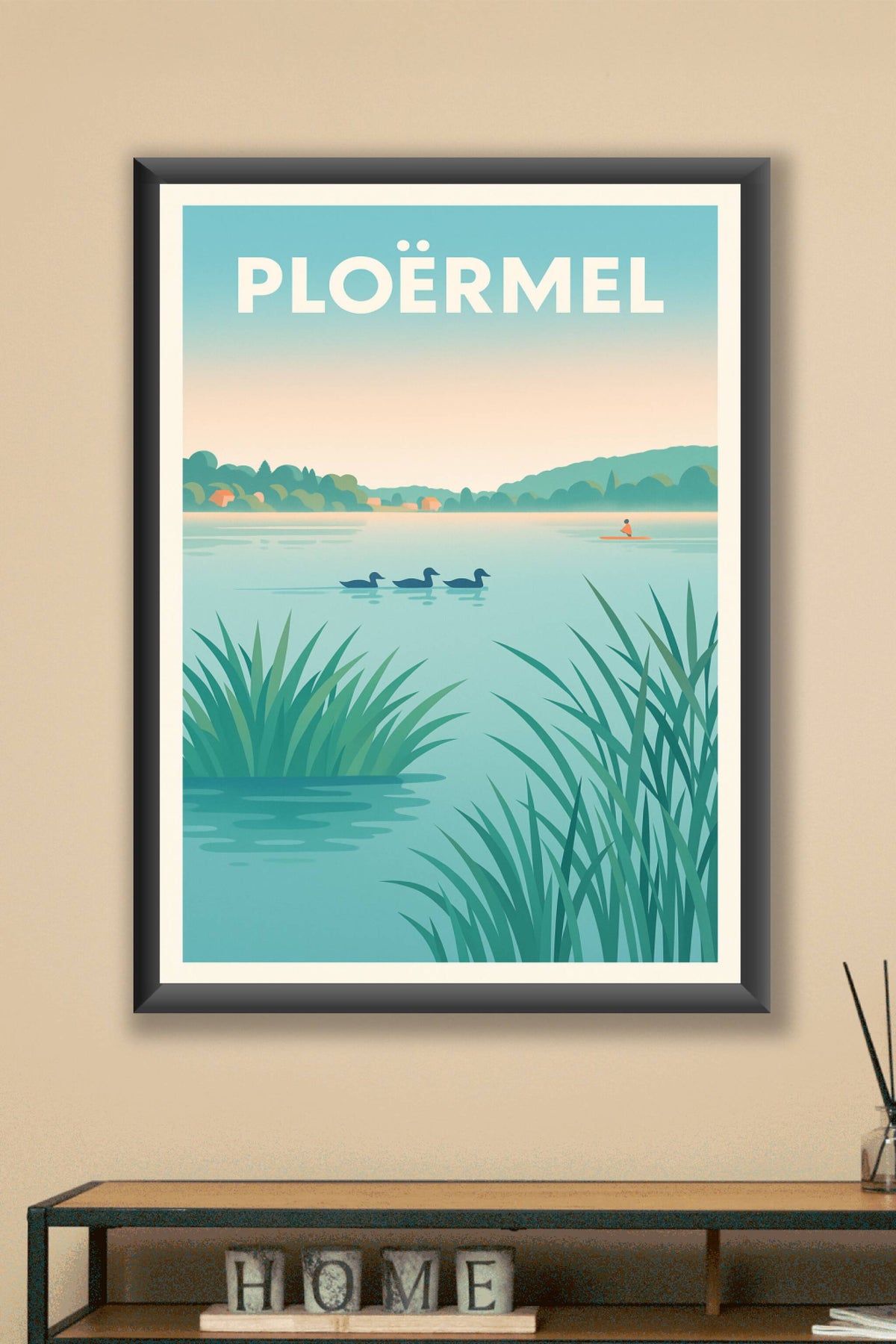 Affiche de Ploërmel - Sérénité au bord de l'eau