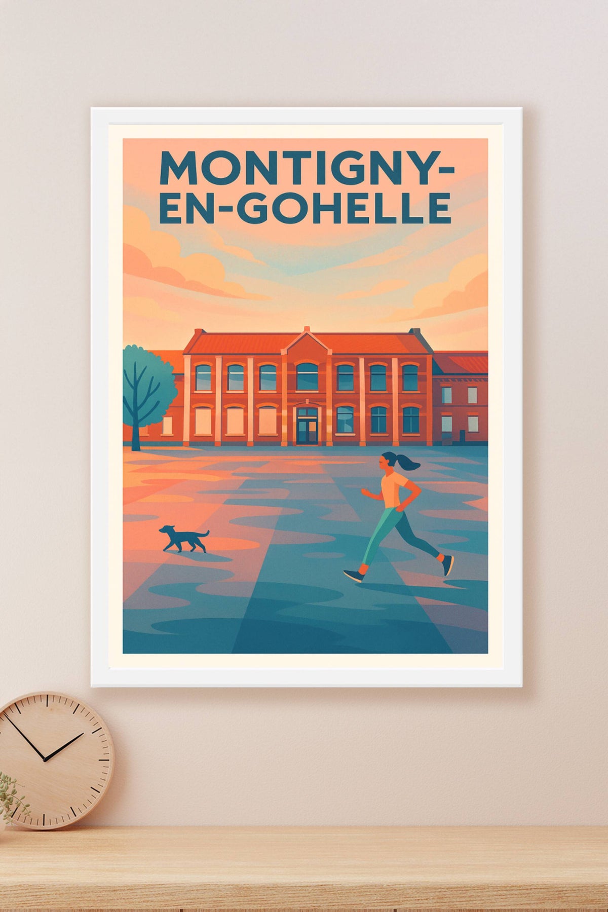 Affiche de Montigny-en-Gohelle - L'énergie du quotidien en lumière dorée