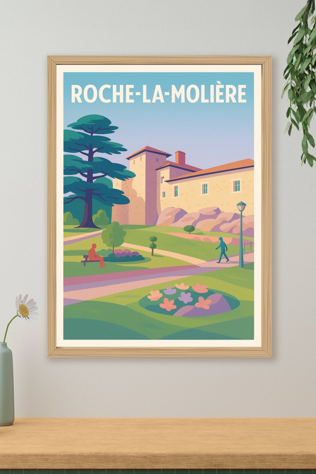 Affiche de Roche-la-Molière - Charme et sérénité au cœur de la nature