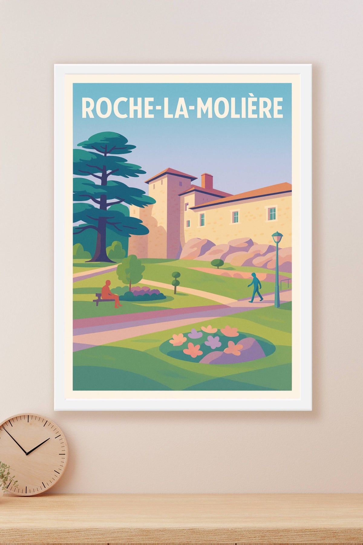 Affiche de Roche-la-Molière - Charme et sérénité au cœur de la nature