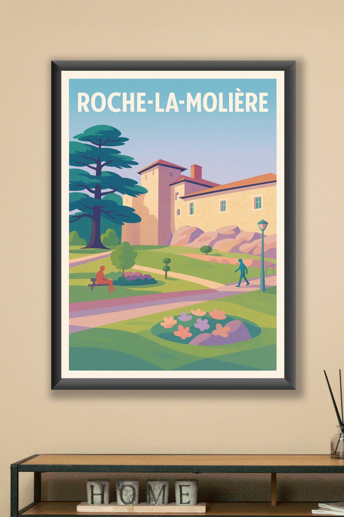 Affiche de Roche-la-Molière - Charme et sérénité au cœur de la nature