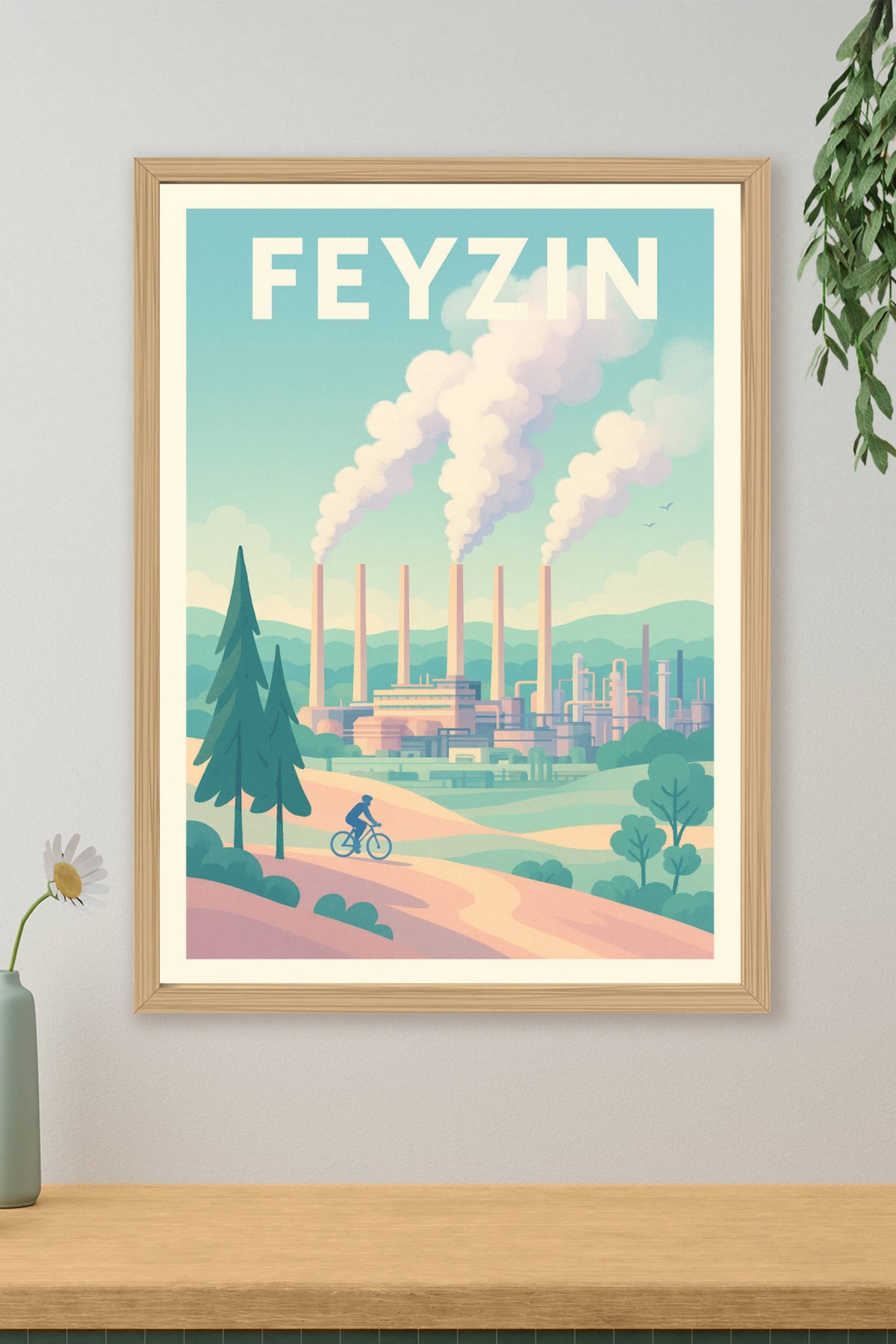 Affiche de Feyzin - L'Alliance entre Industrie et Nature