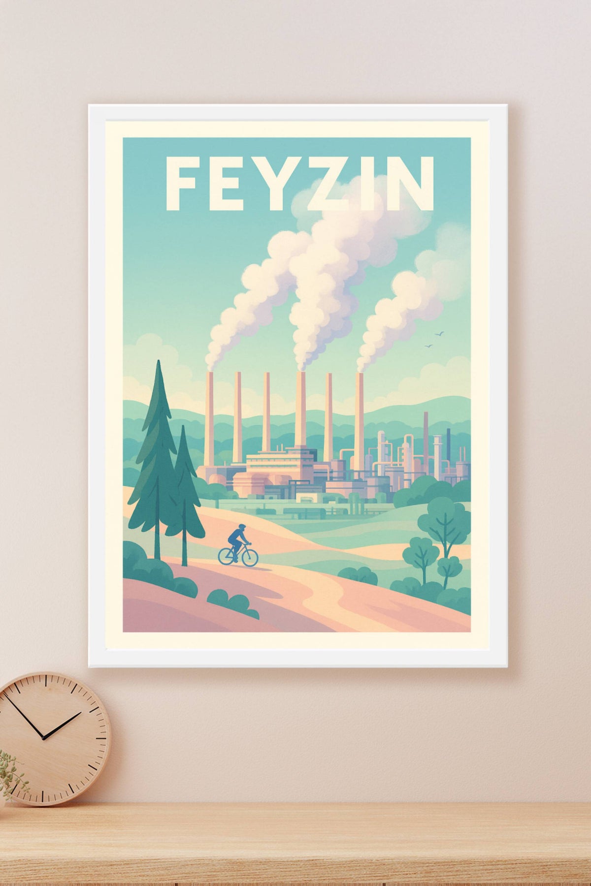 Affiche de Feyzin - L'Alliance entre Industrie et Nature