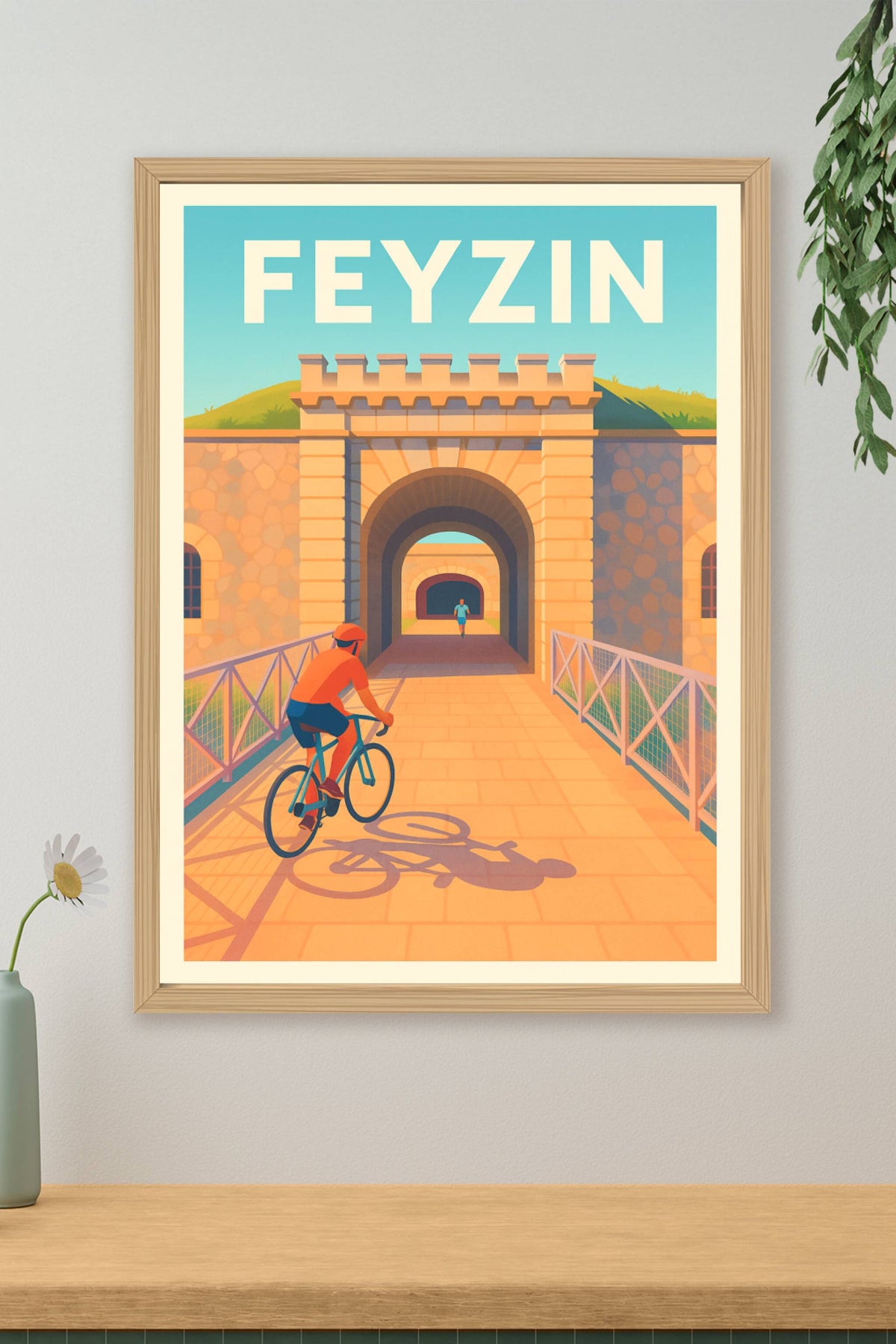 Affiche de Feyzin - Flânerie à vélo autour de la citadelle
