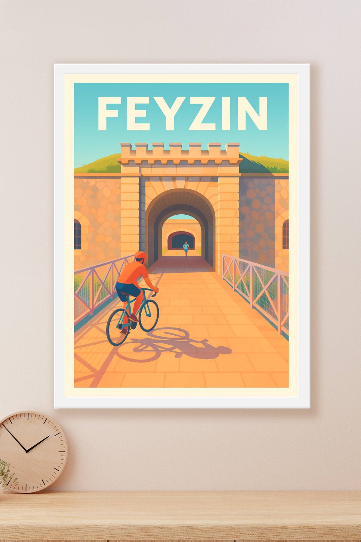 Affiche de Feyzin - Flânerie à vélo autour de la citadelle