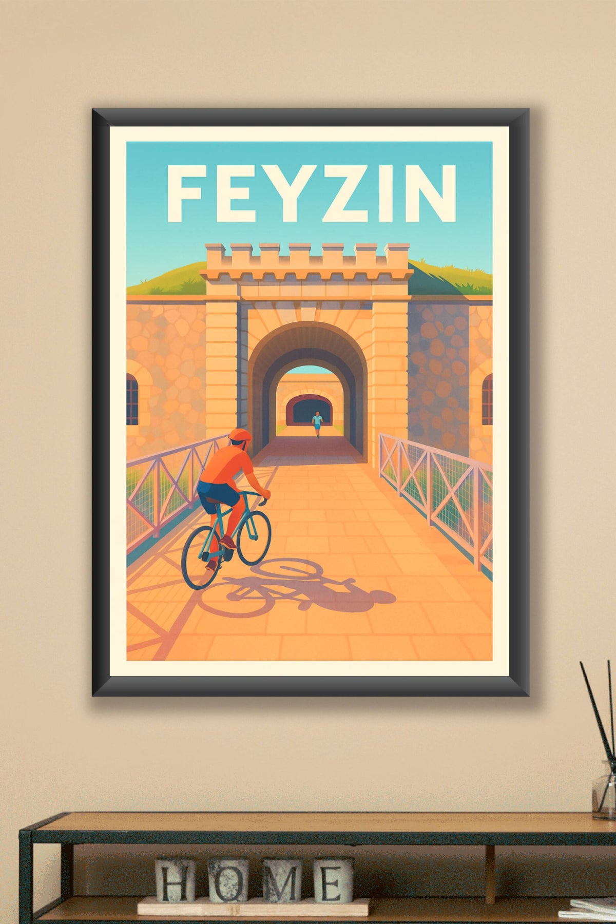 Affiche de Feyzin - Flânerie à vélo autour de la citadelle