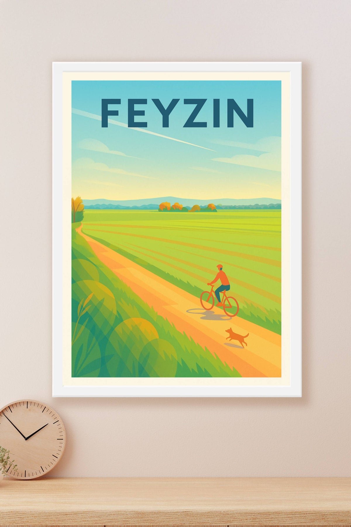 Affiche de Feyzin - Évasion champêtre à vélo