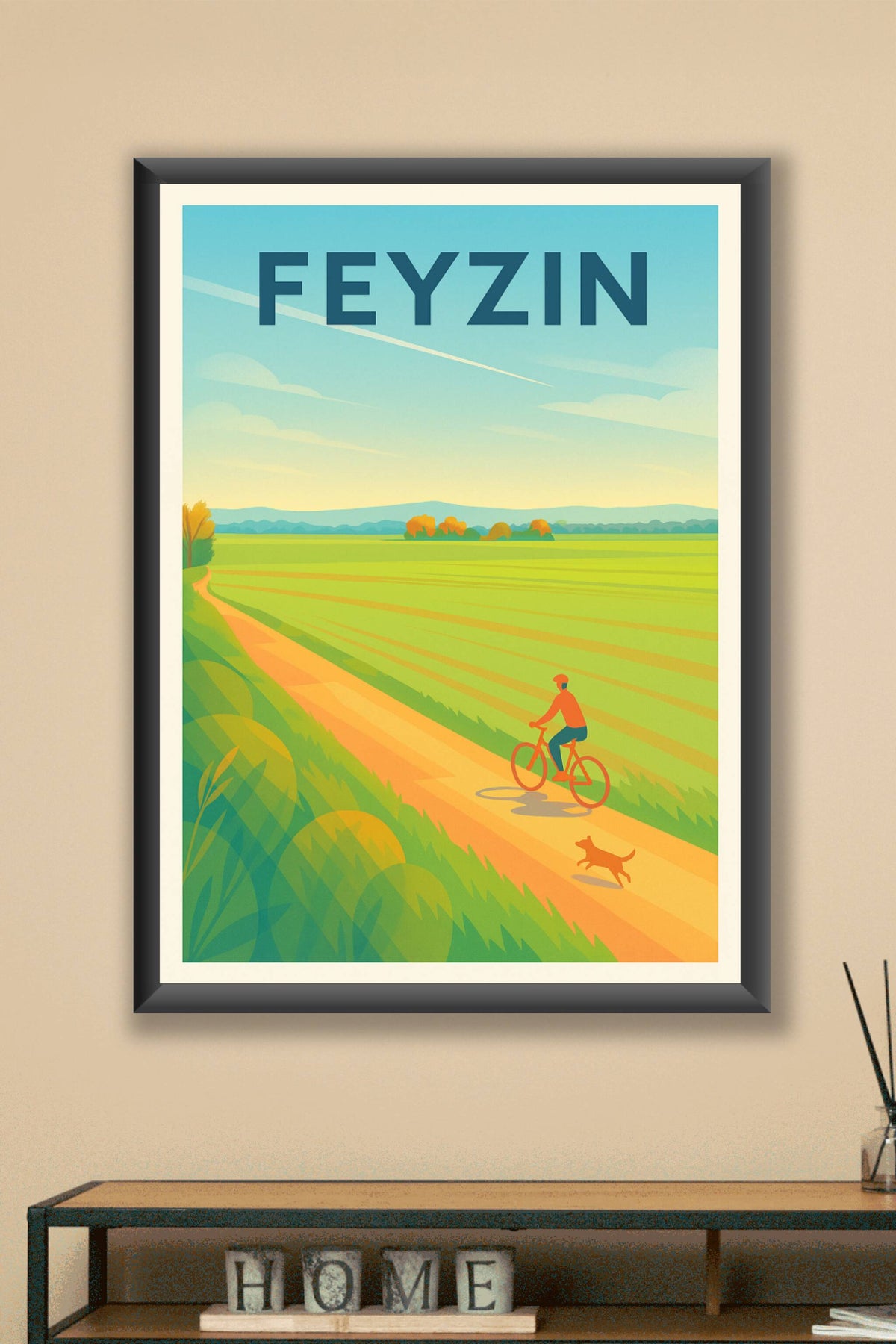 Affiche de Feyzin - Évasion champêtre à vélo