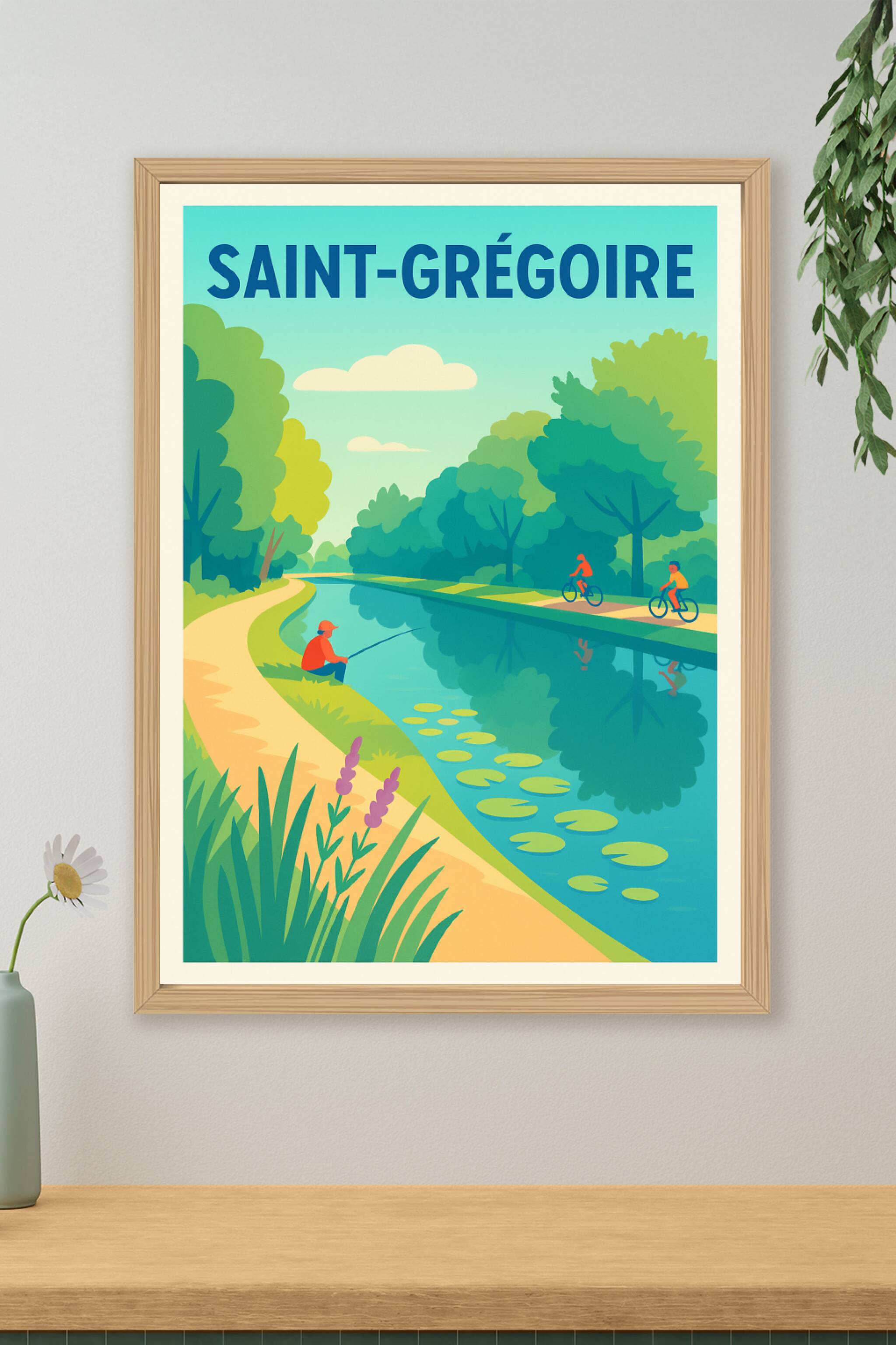 Affiche de Saint-Grégoire - Évasion au fil de l'eau