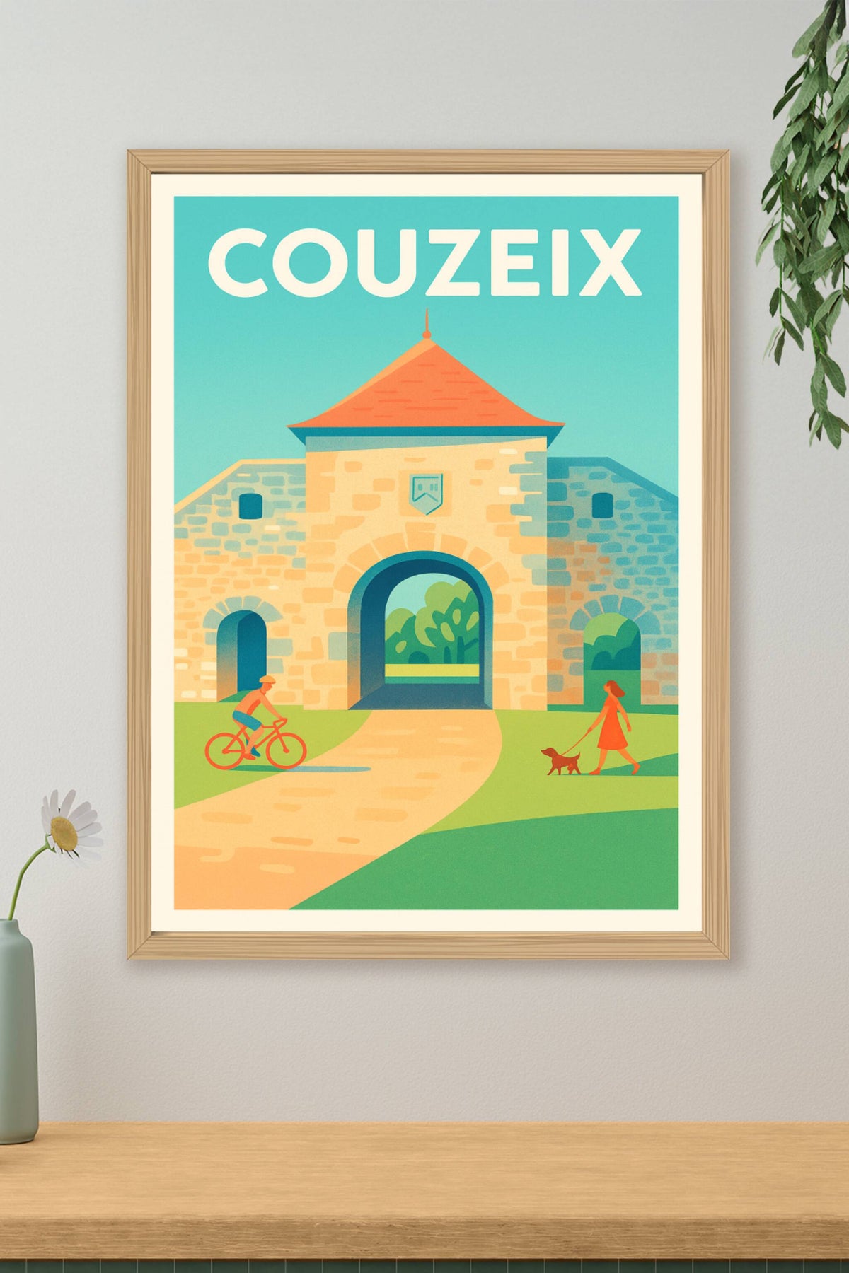 Affiche de Couzeix - L'entrée historique en douceur