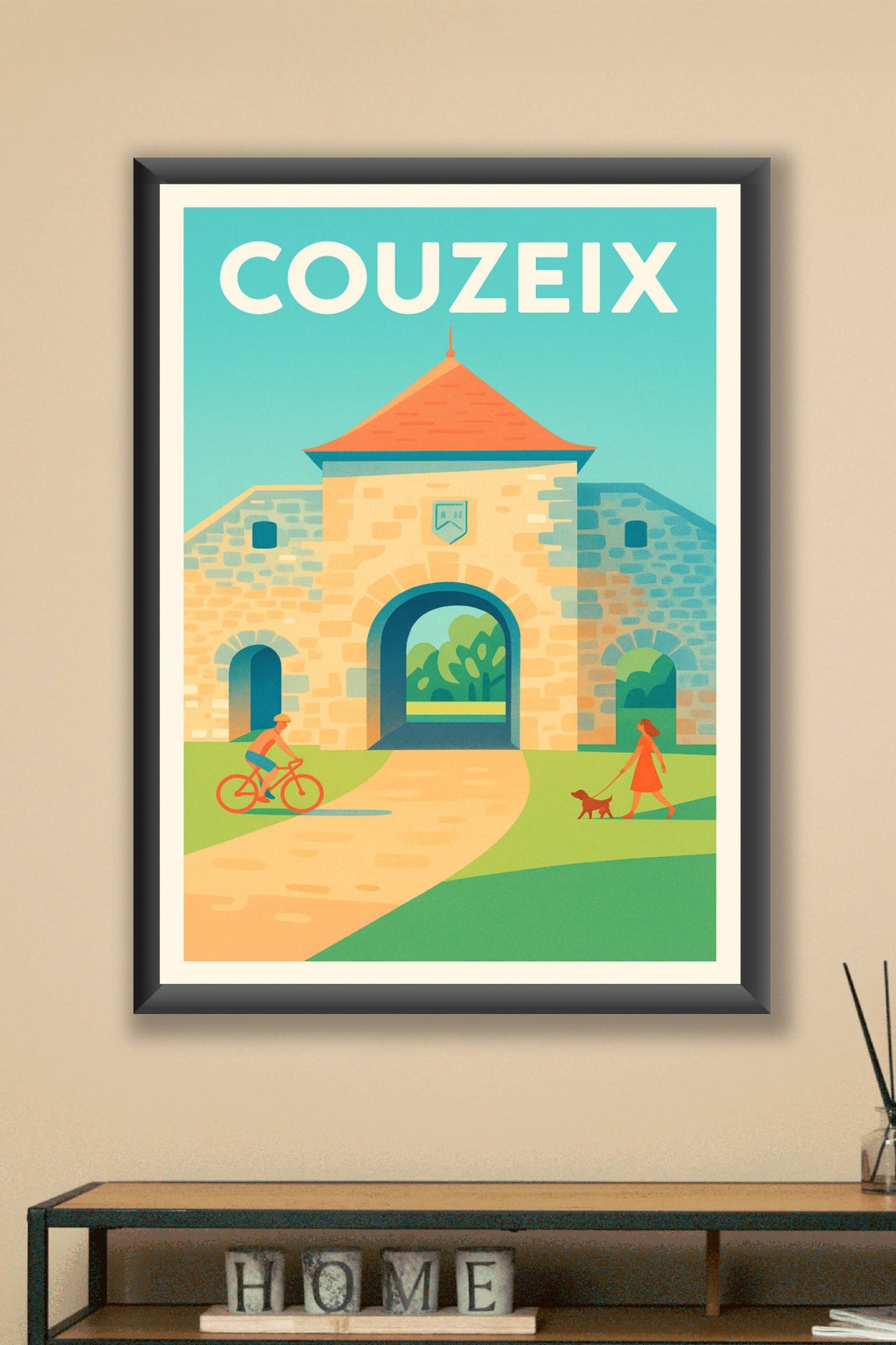 Affiche de Couzeix - L'entrée historique en douceur