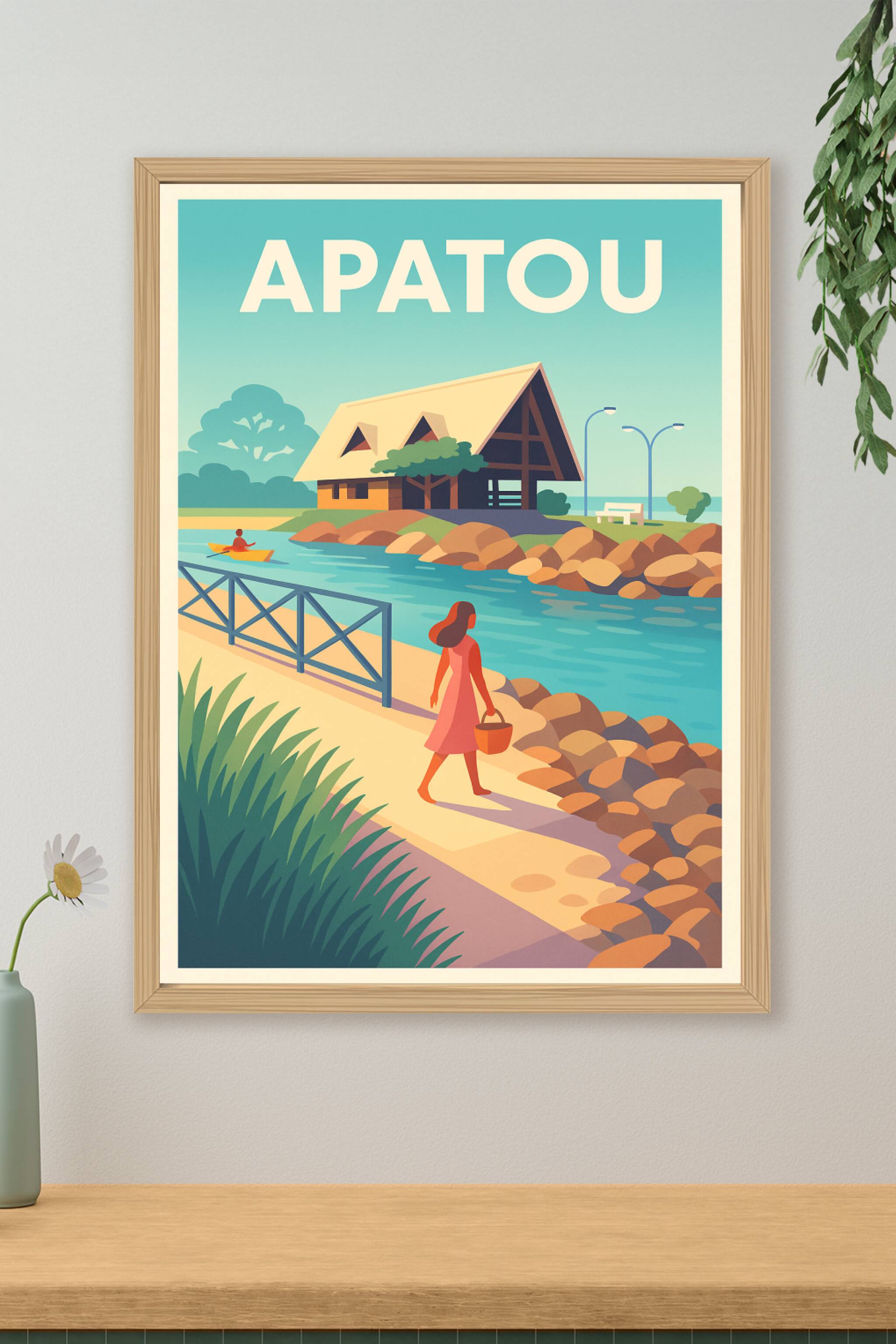 Affiche de Apatou - Promenade au bord de l'eau en douceur