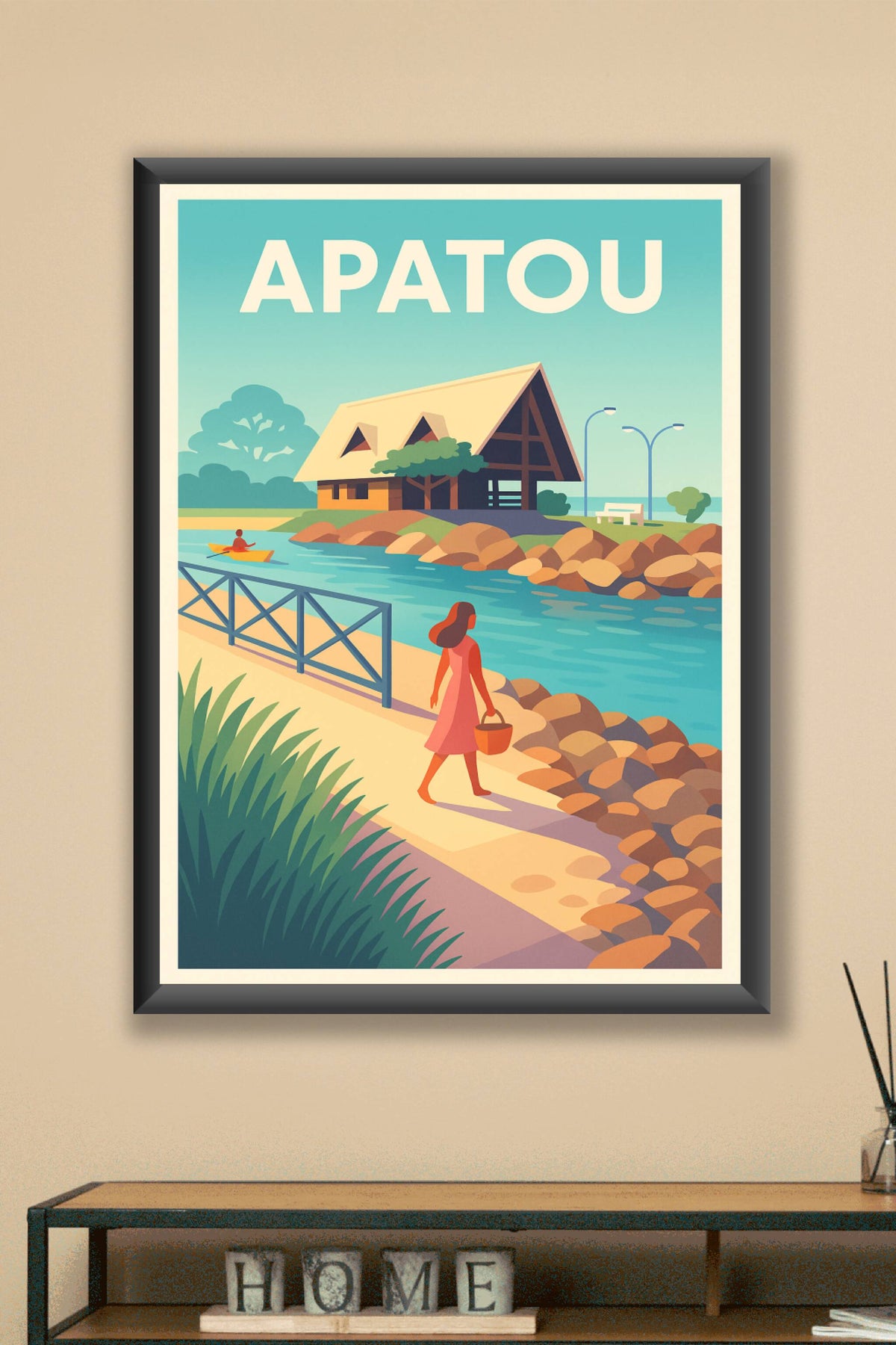 Affiche de Apatou - Promenade au bord de l'eau en douceur