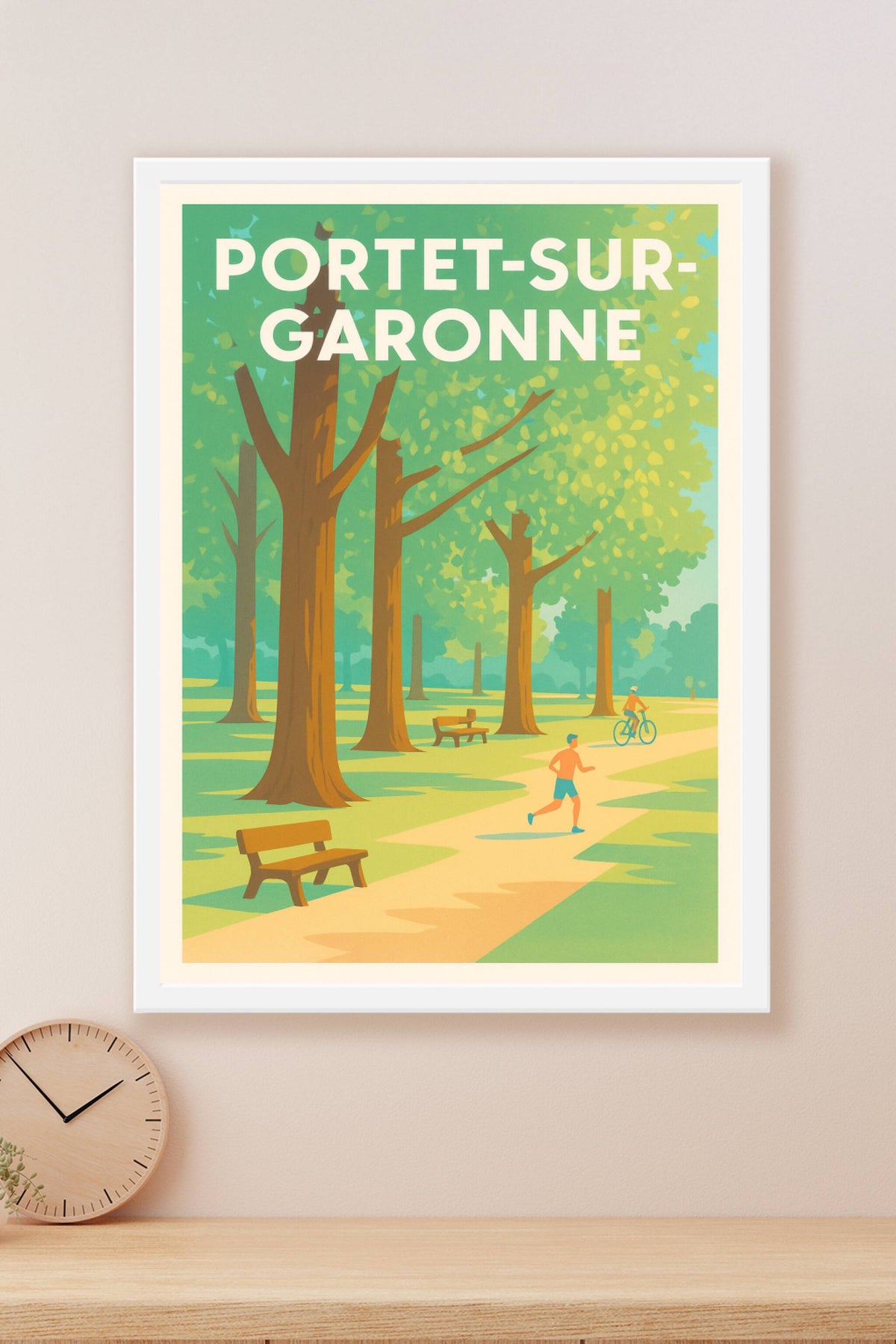 Affiche de Portet-sur-Garonne - Harmonie et nature au grand air
