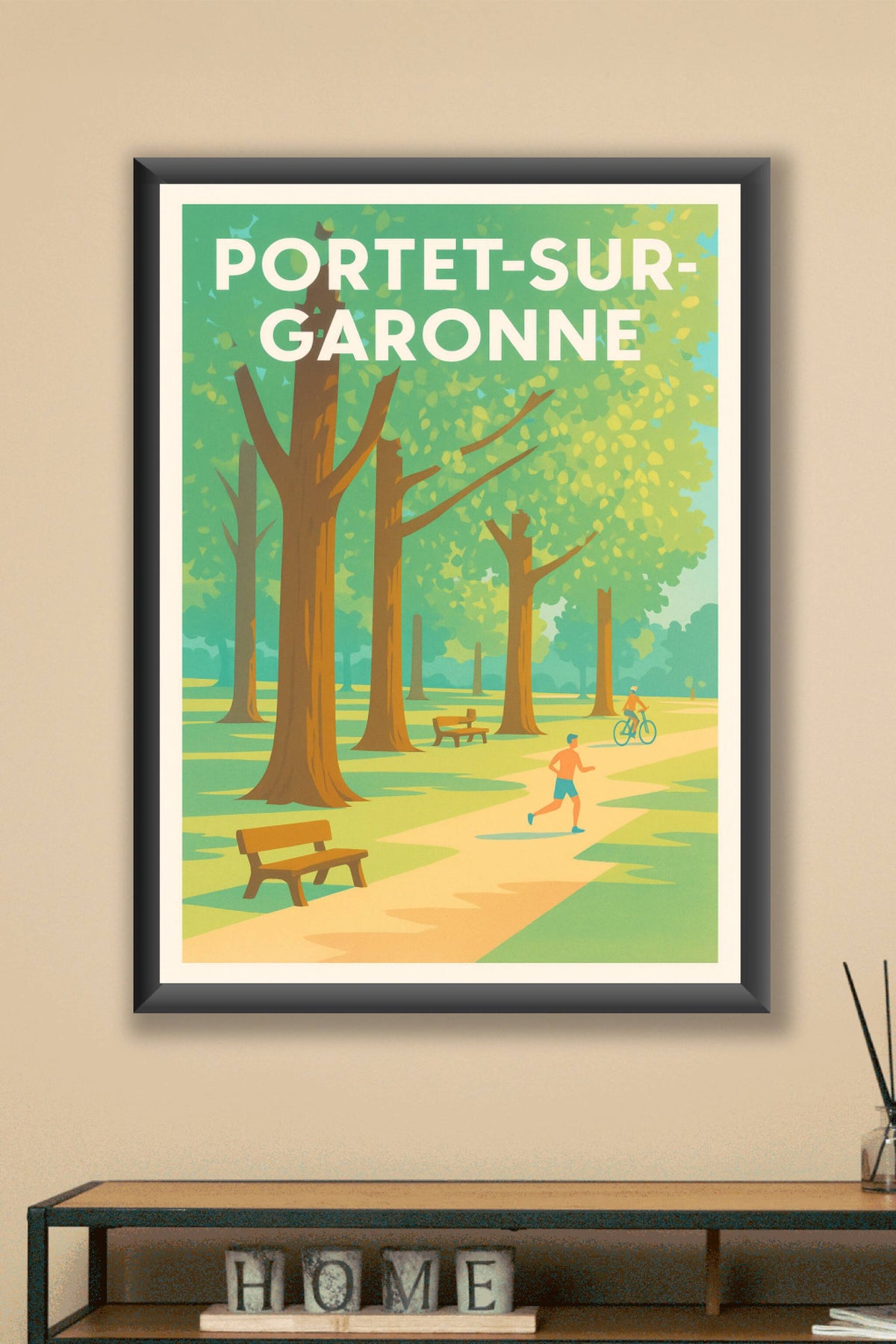 Affiche de Portet-sur-Garonne - Harmonie et nature au grand air