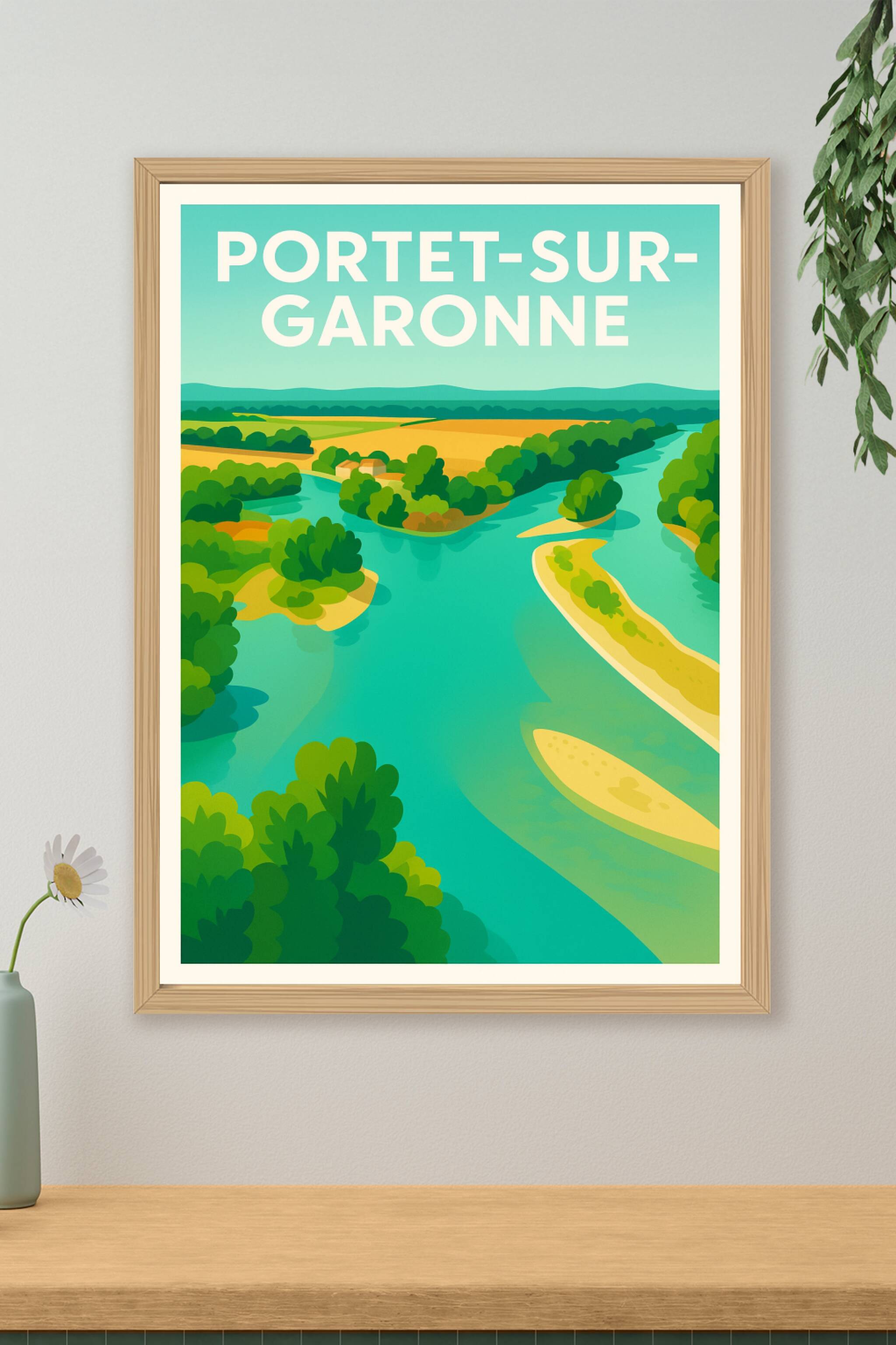 Affiche de Portet-sur-Garonne - Escapade nature au fil de la Garonne