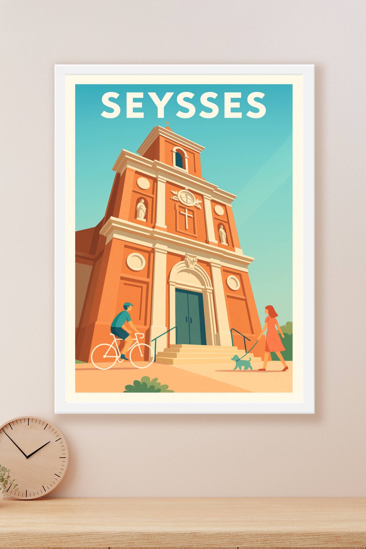 Affiche de Seysses - Charme architectural et douceur de vivre