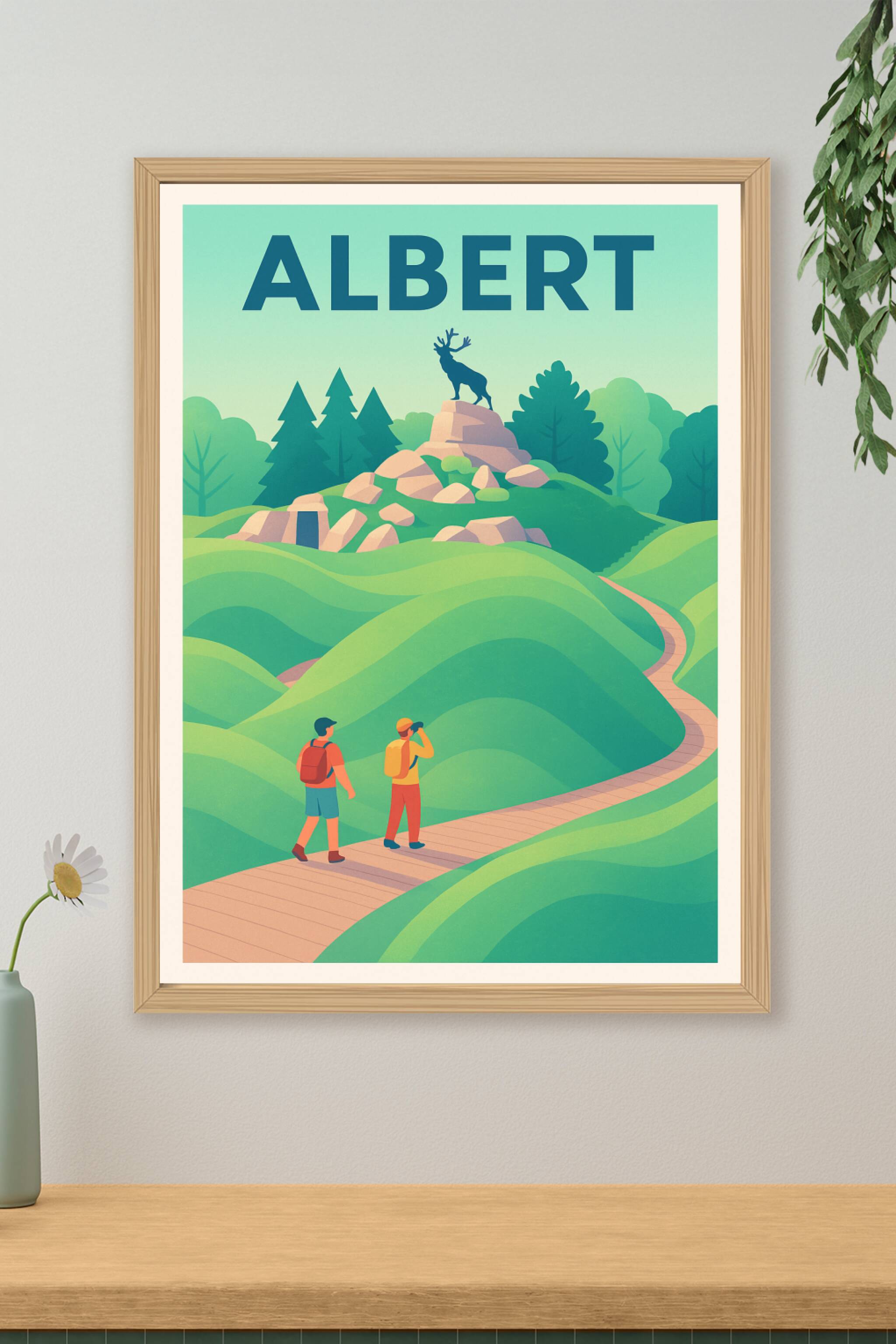 Affiche de Albert - Aventure et découverte en pleine nature