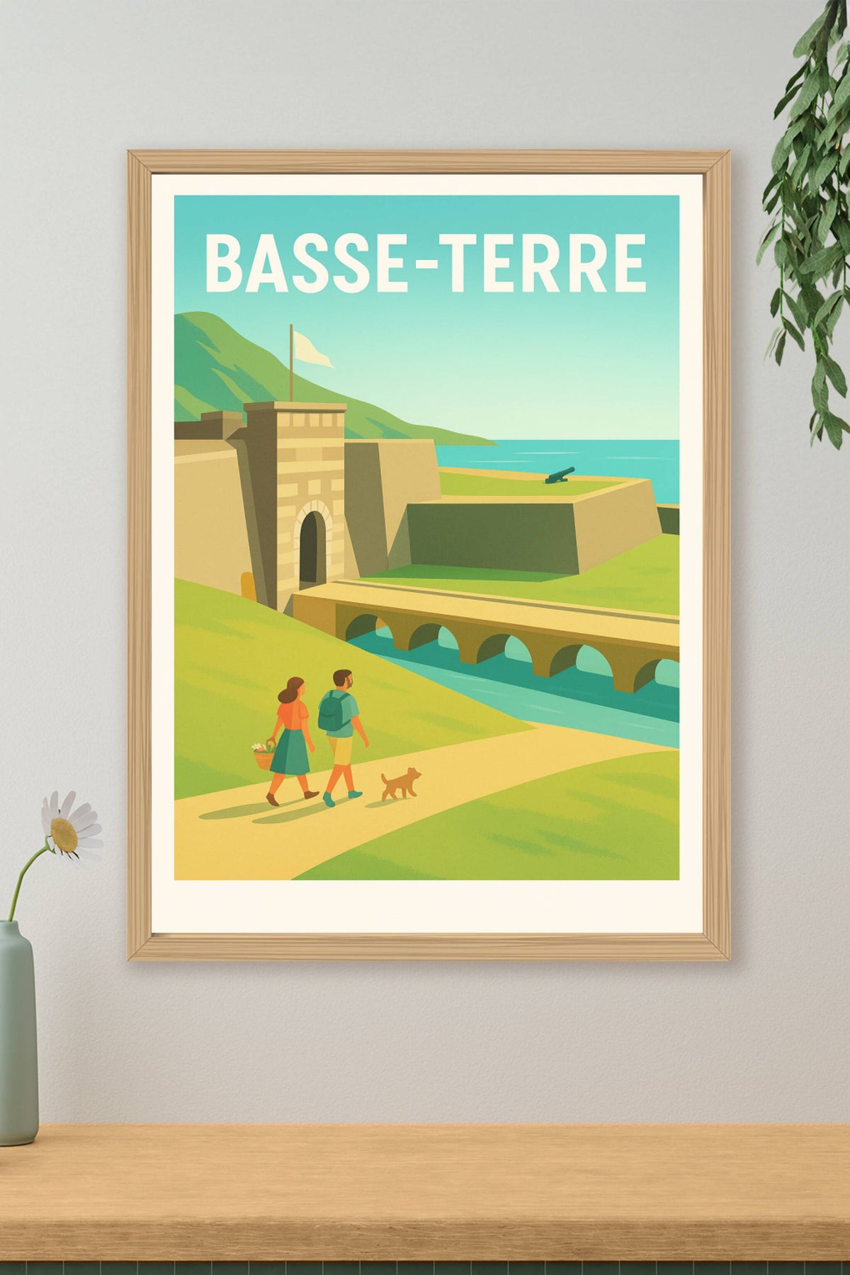 Affiche de Basse-Terre - Escapade entre histoire et nature