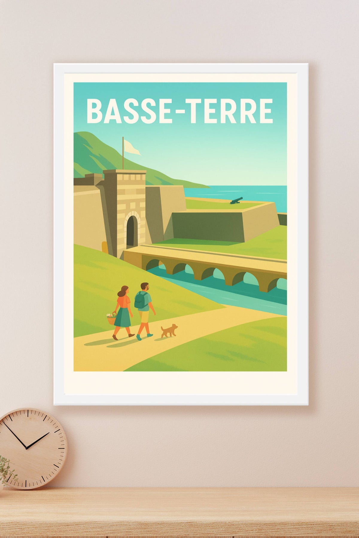 Affiche de Basse-Terre - Escapade entre histoire et nature