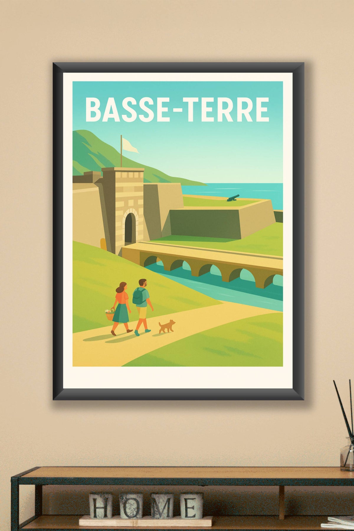 Affiche de Basse-Terre - Escapade entre histoire et nature