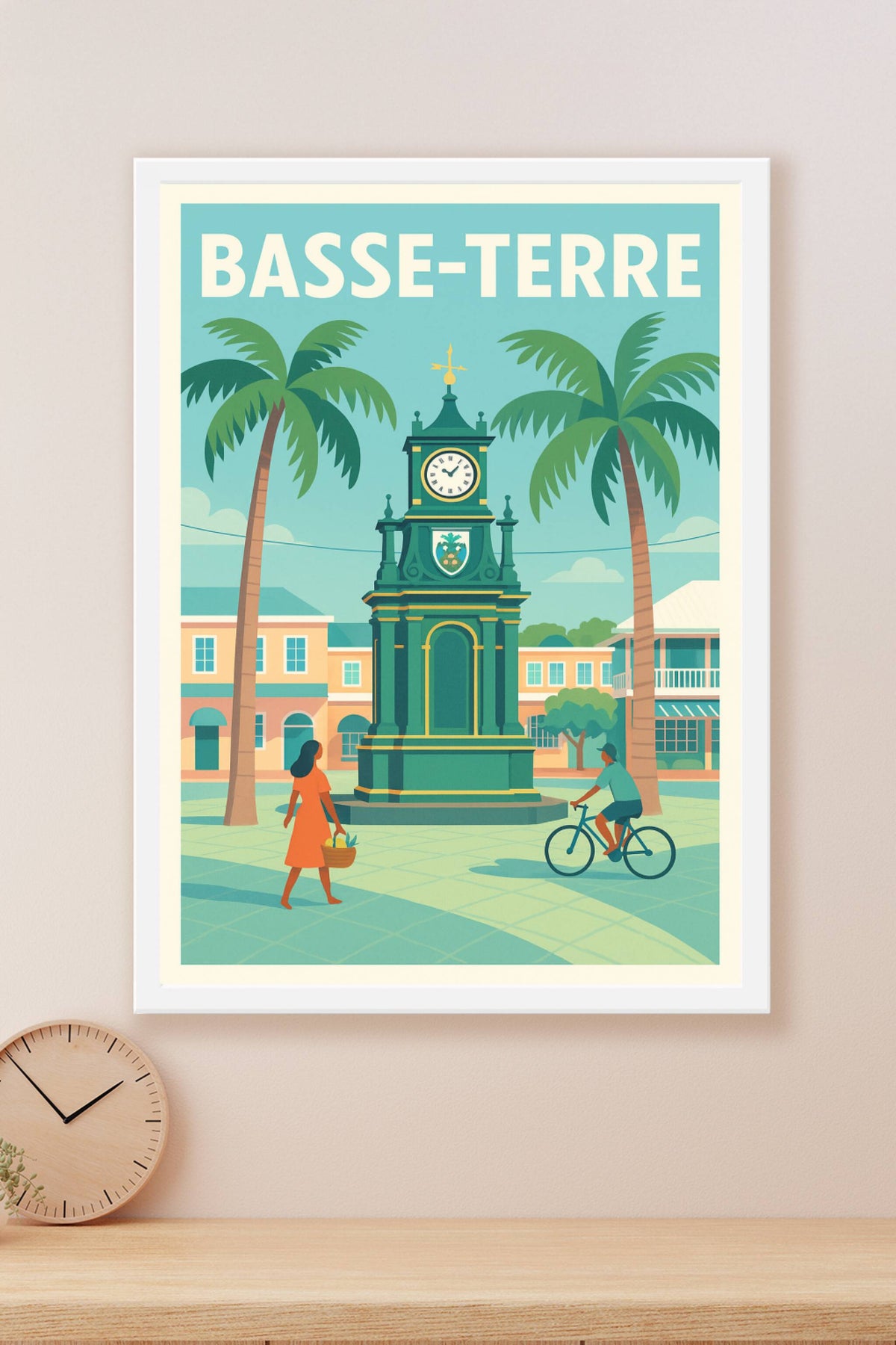 Affiche de Basse-Terre - Charme tropical au cœur de la ville