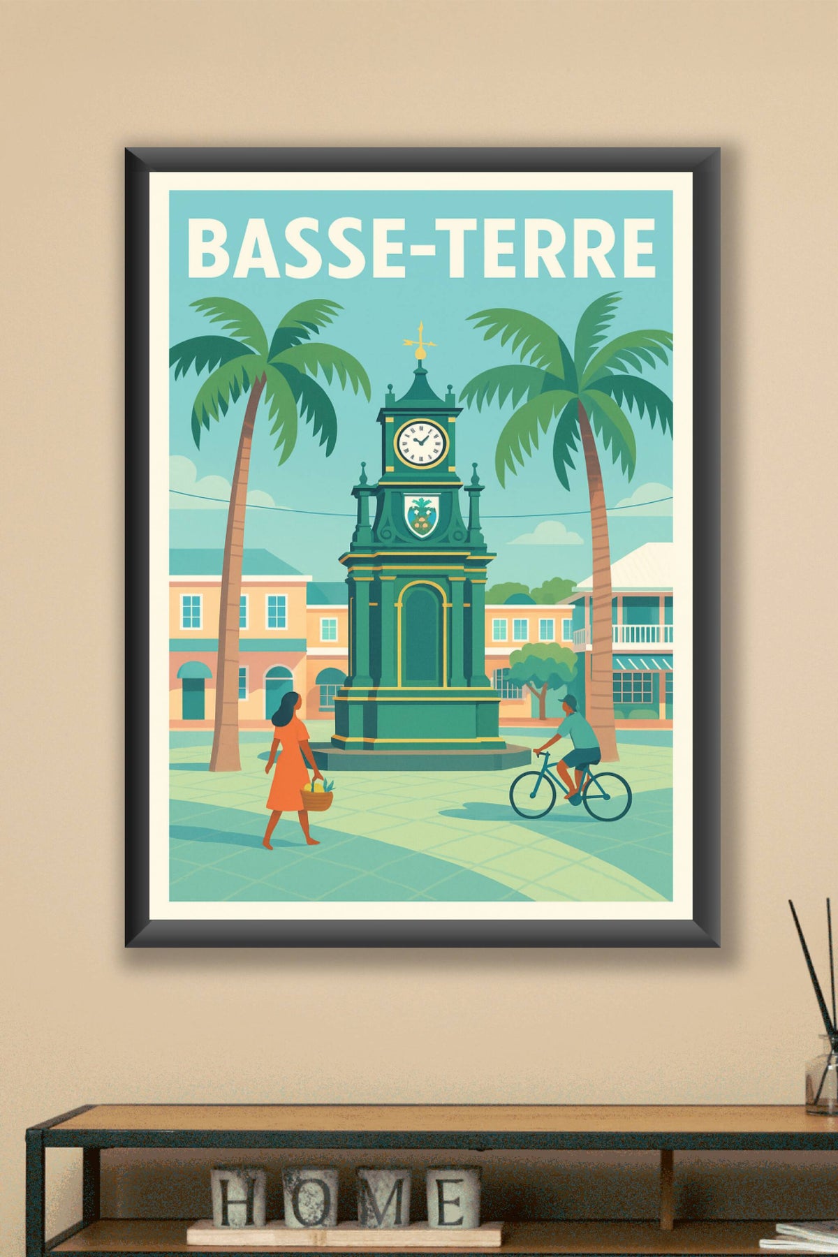 Affiche de Basse-Terre - Charme tropical au cœur de la ville